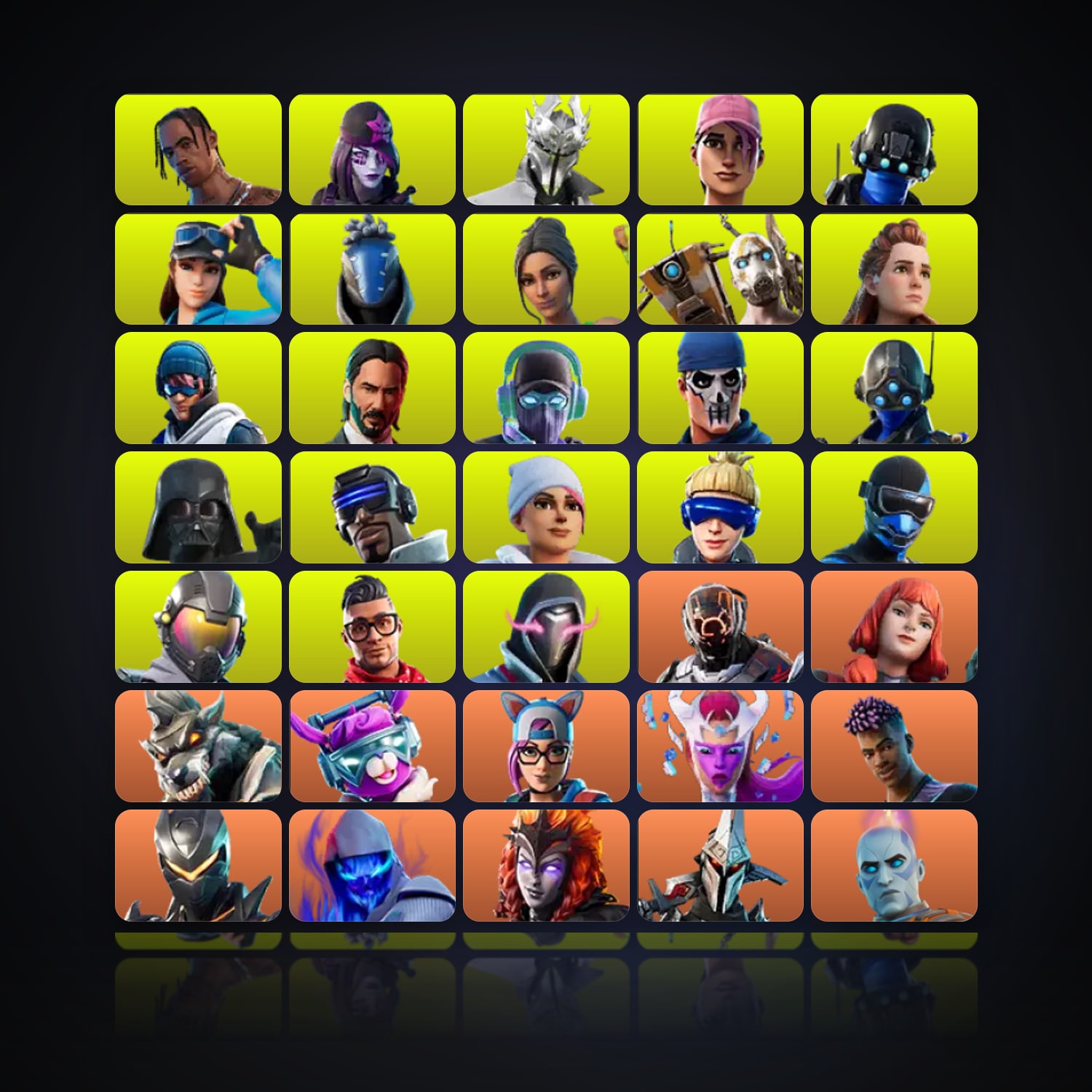 Fortnite | 875 Skins | 4.7K V-Bucks | Level 10335 | 1.6K Wins — HabibiAccounts