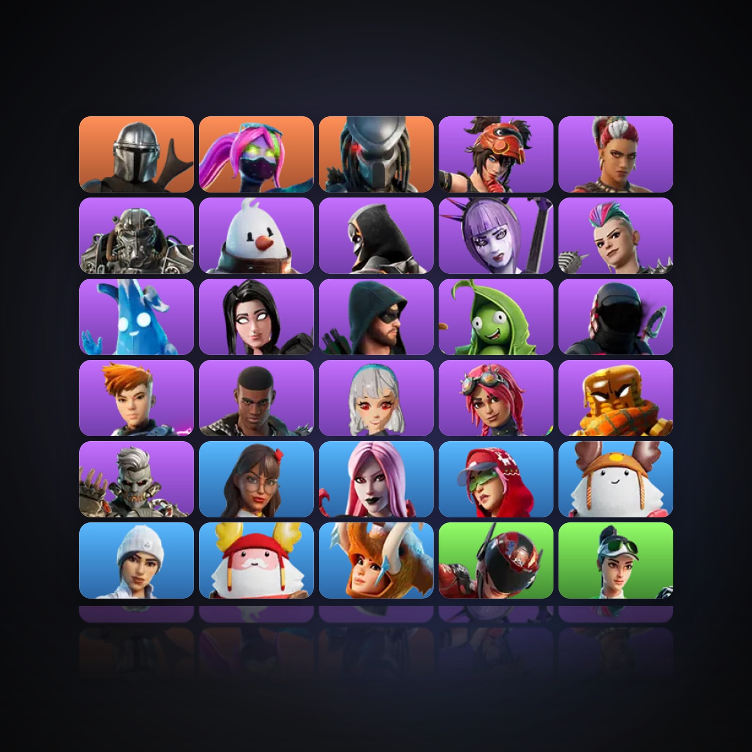 Fortnite | 30 Skins | 450 V-Bucks | Level 773 | 147 Wins — HabibiAccounts