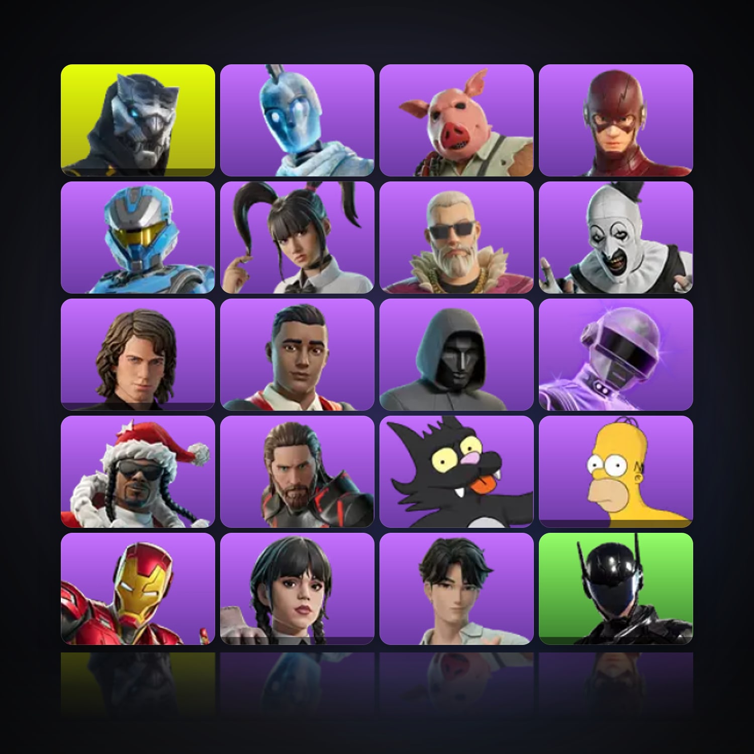 Fortnite | 21 Skins | 100 V-Bucks | Level 594 | 20 Wins — HabibiAccounts