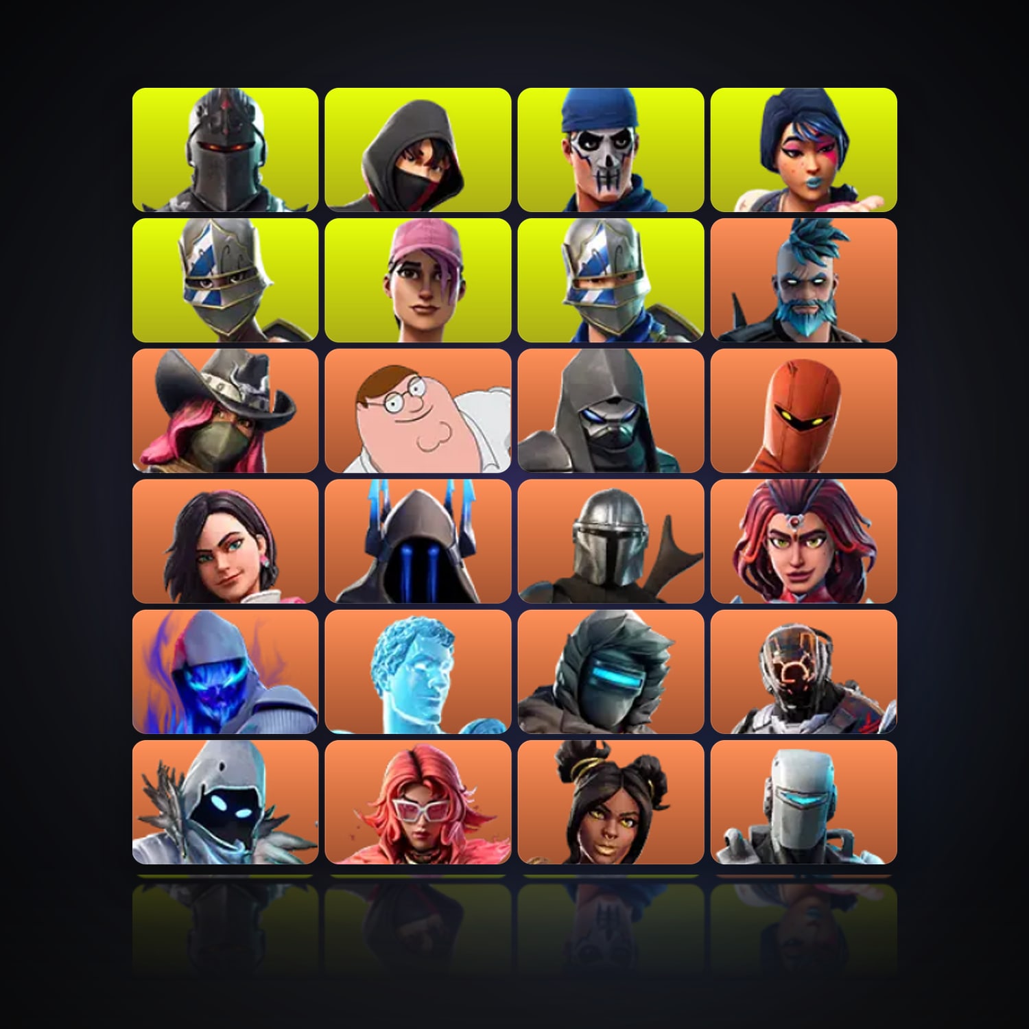Fortnite | 211 Skins | 250 V-Bucks | Level 2088 | 464 Wins — HabibiAccounts