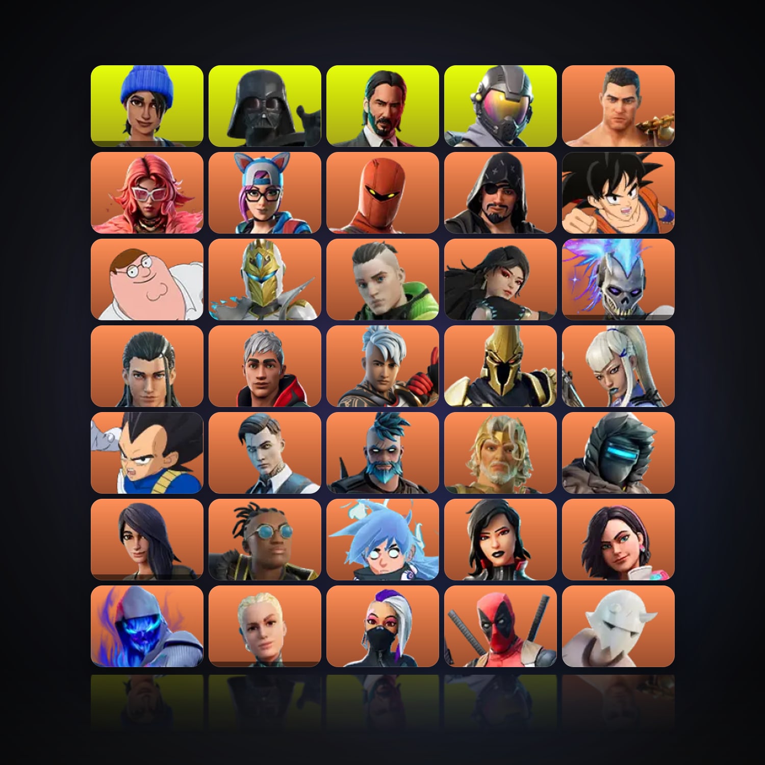Fortnite | 358 Skins | 2.3K V-Bucks | Level 4109 | 637 Wins — HabibiAccounts