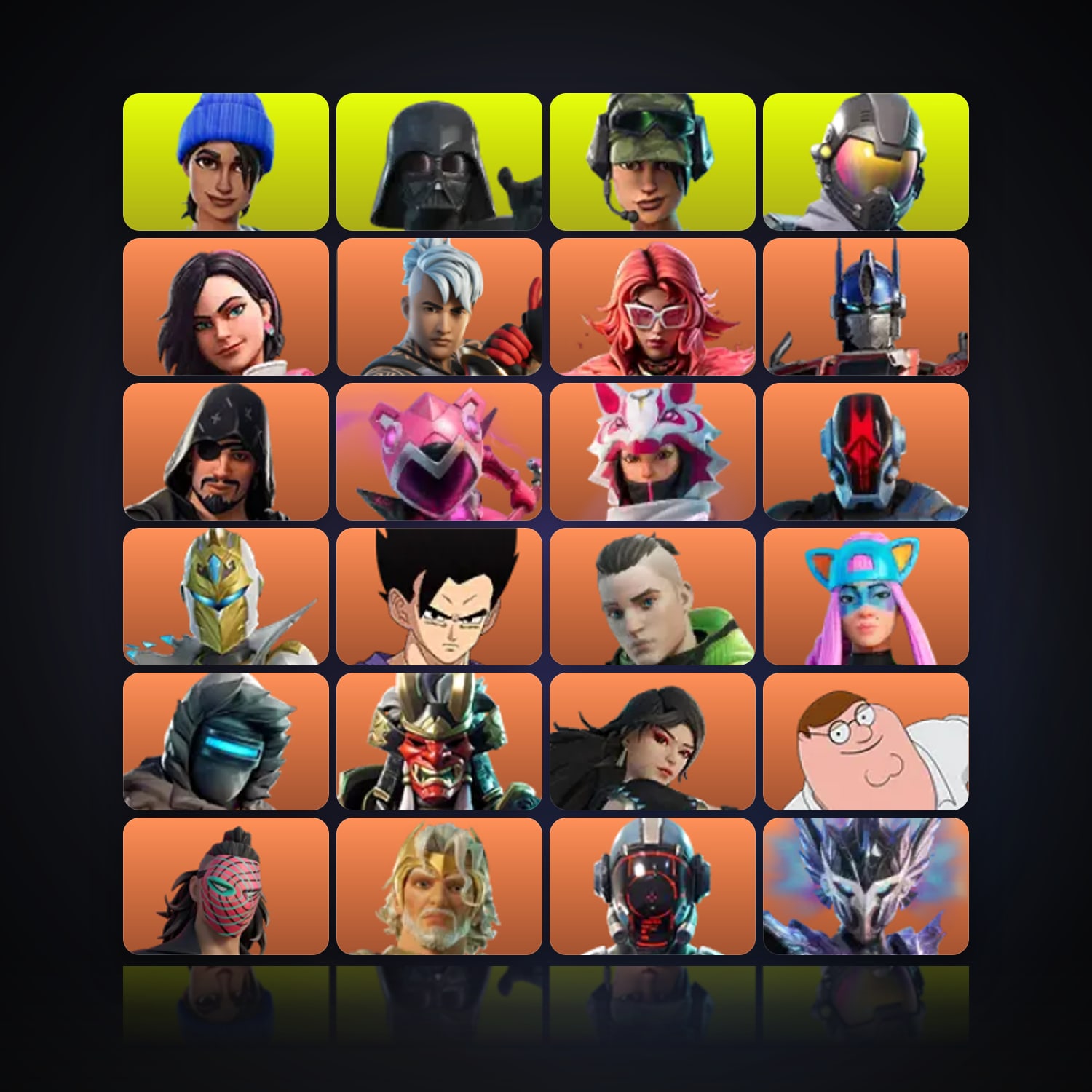 Fortnite | 368 Skins | 450 V-Bucks | Level 5132 | 1.2K Wins — HabibiAccounts