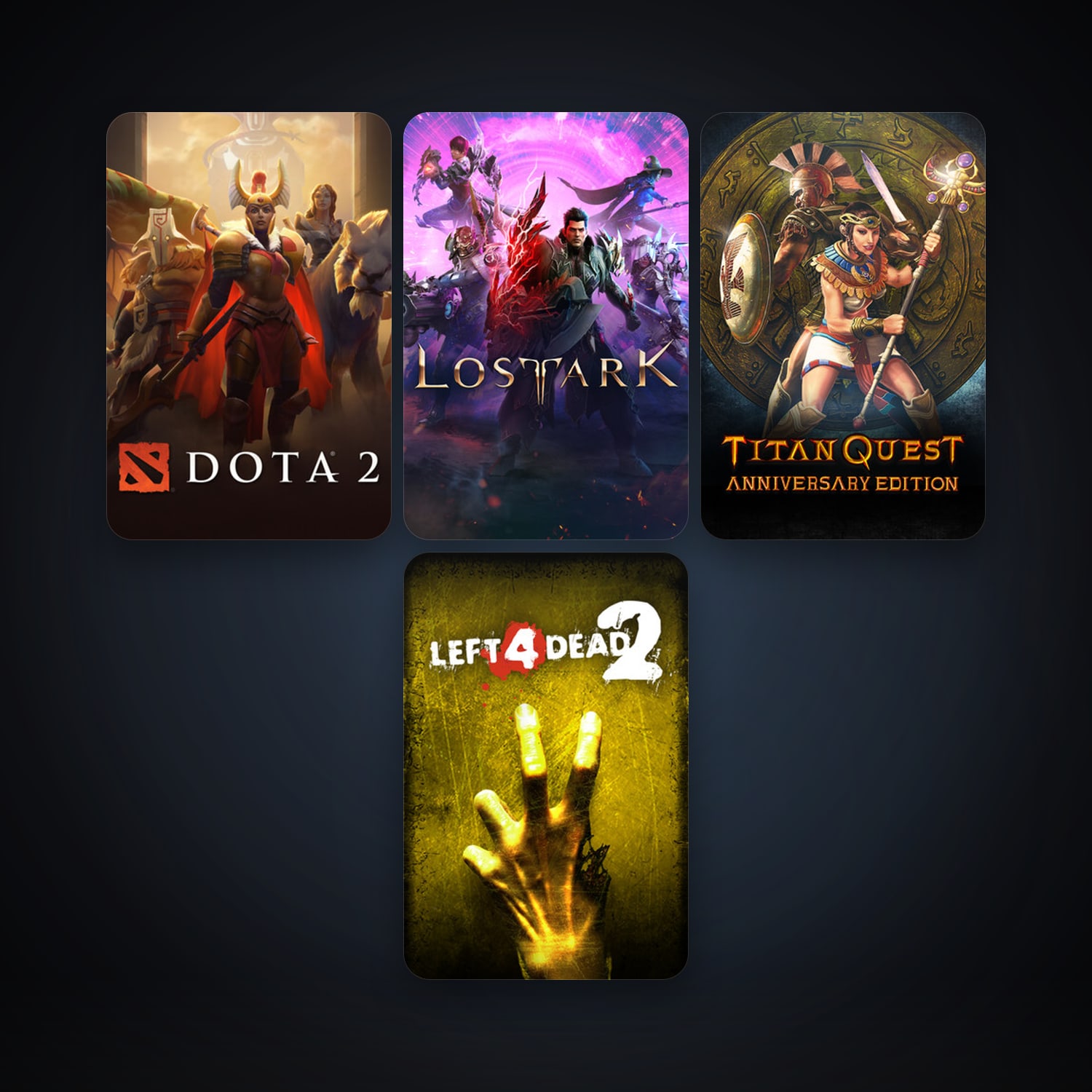 Left 4 Dead 2 + Dota 2, 37 games, clean — HabibiAccounts