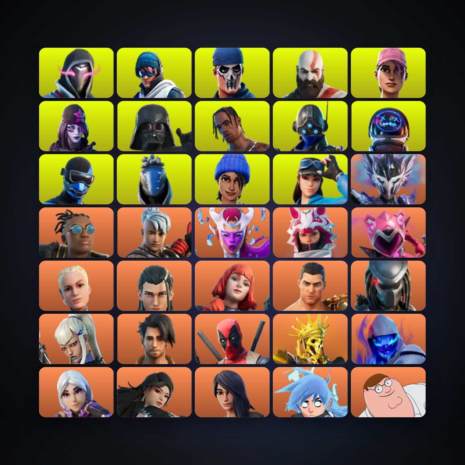 Fortnite | 338 Skins | 3.5K V-Bucks | Level 3336 | 438 Wins — HabibiAccounts