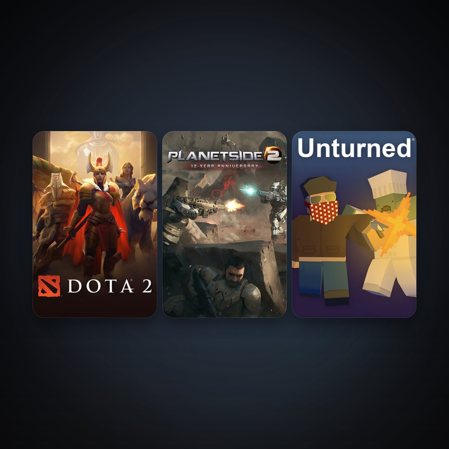Dota 2 + PlanetSide 2, 9 games, clean — HabibiAccounts