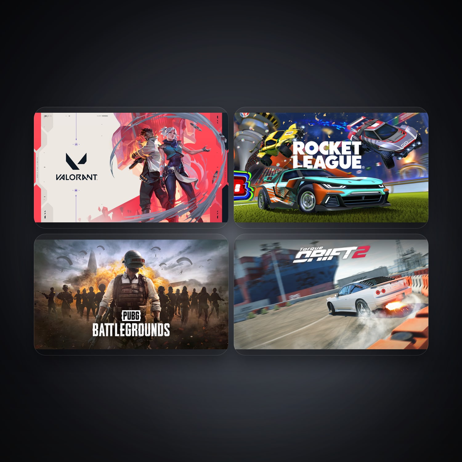 Epic VALORANT + Rocket League — BR — 4 games — HabibiAccounts