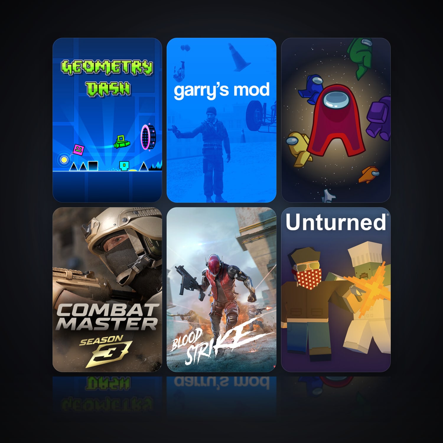 Geometry Dash & Garry's Mod | 52 Games | Clean — HabibiAccounts