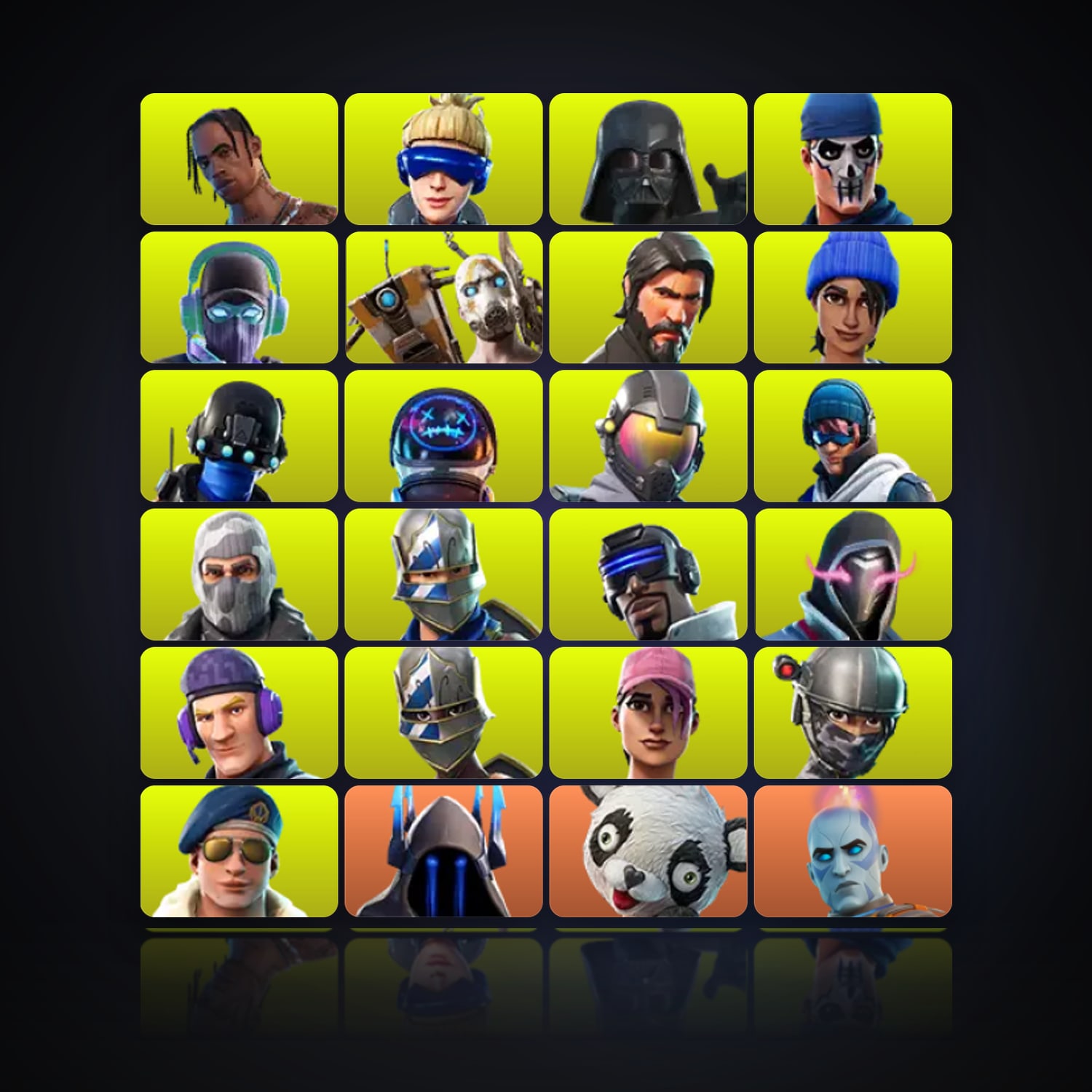 Fortnite | 364 Skins | 650 V-Bucks | Level 3646 | 1.1K Wins — HabibiAccounts