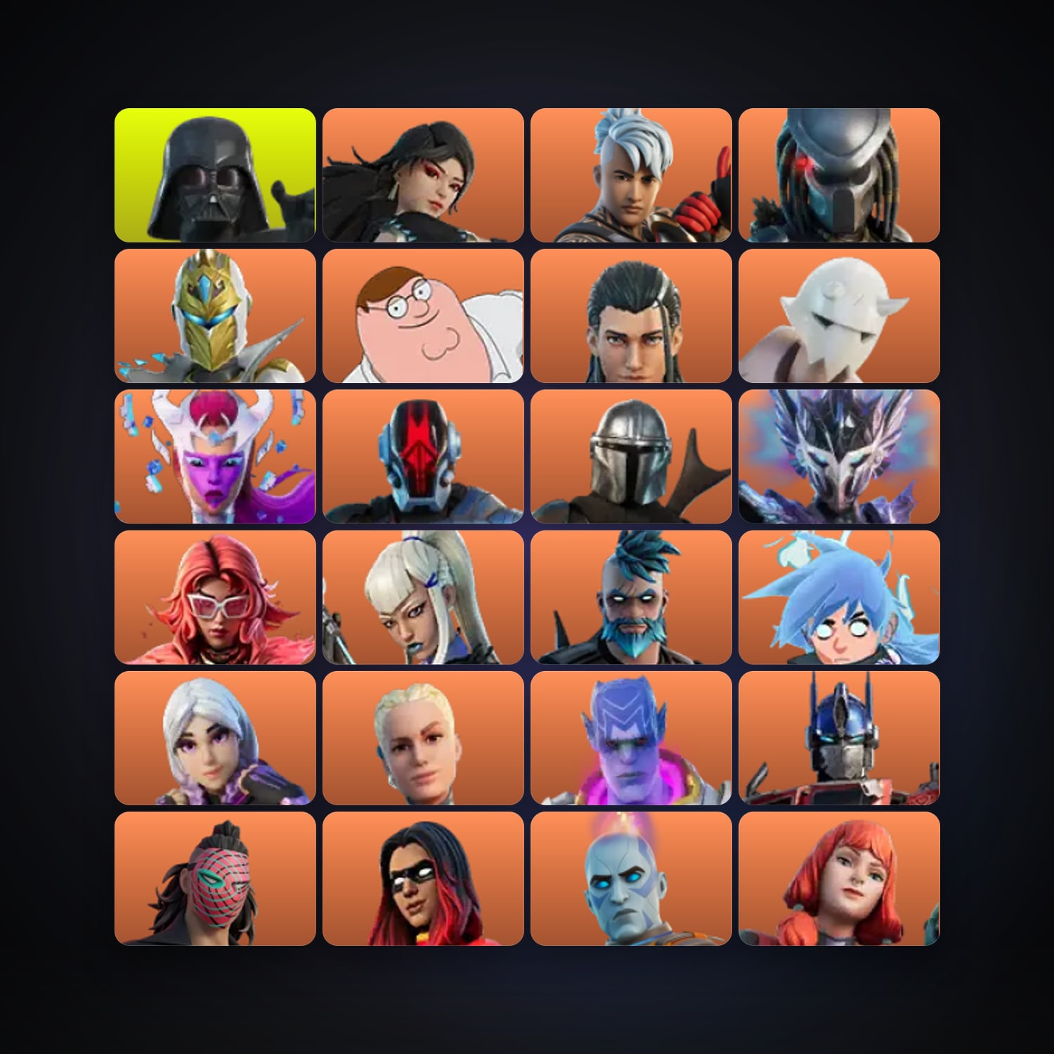 Fortnite | 228 Skins | 1.4K V-Bucks | Level 4622 | 459 Wins — HabibiAccounts