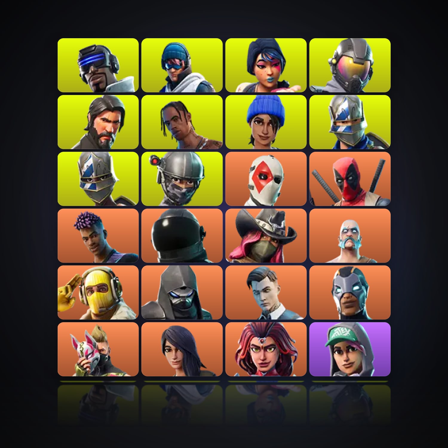 Fortnite | 54 Skins | 200 V-Bucks | Level 669 | 116 Wins — HabibiAccounts