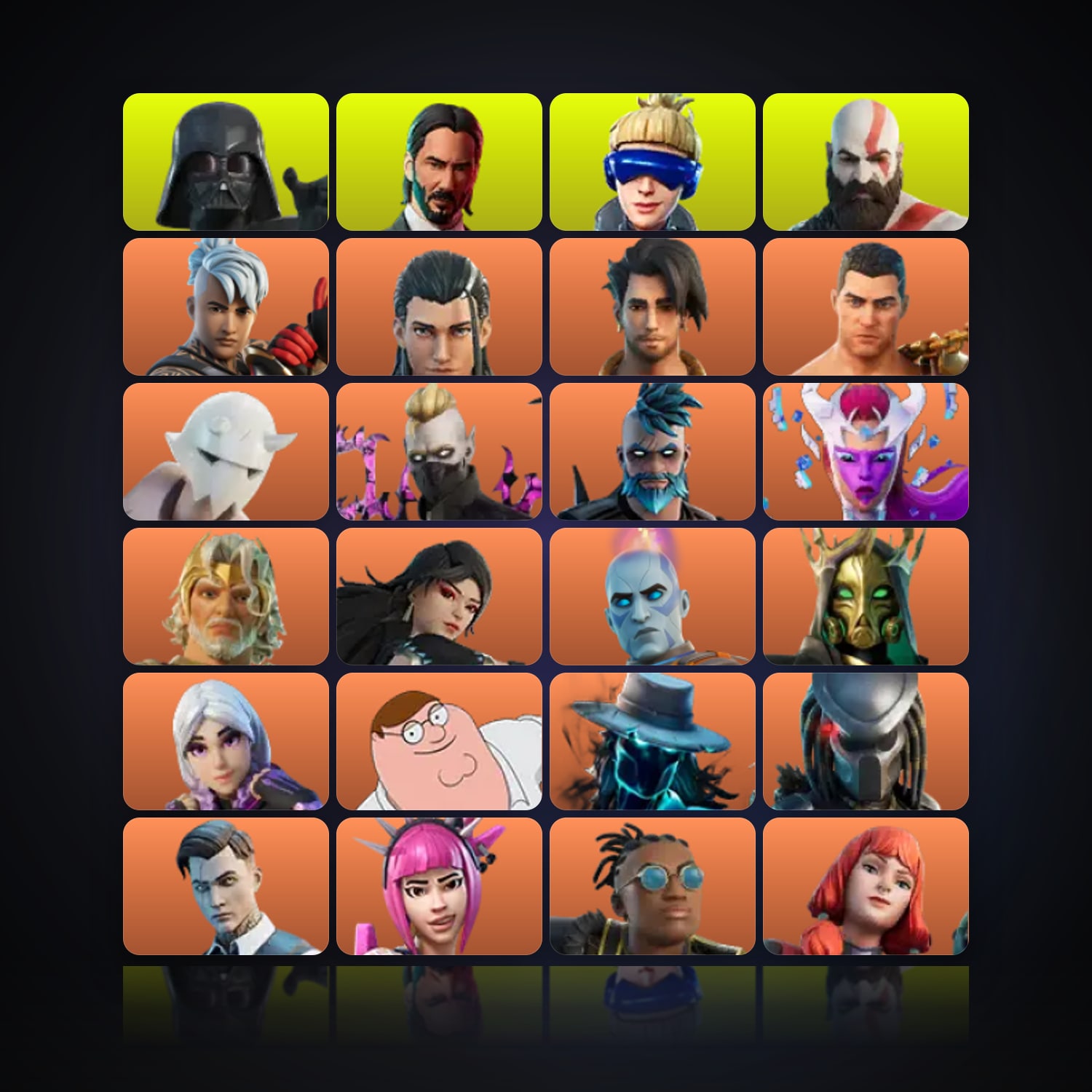 Fortnite | 251 Skins | 900 V-Bucks | Level 4285 | 493 Wins — HabibiAccounts