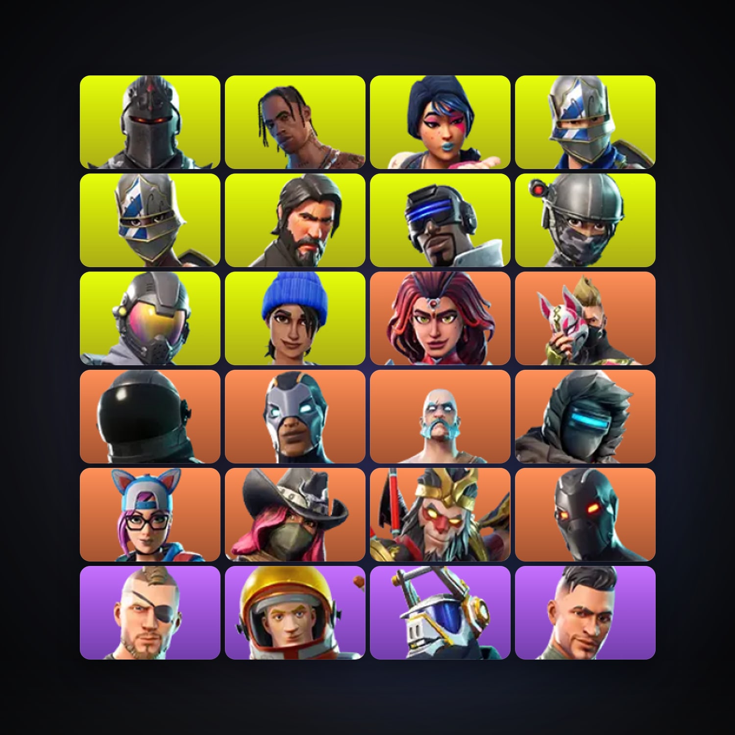 Fortnite | 44 Skins | 100 V-Bucks | Level 1018 | 268 Wins — HabibiAccounts