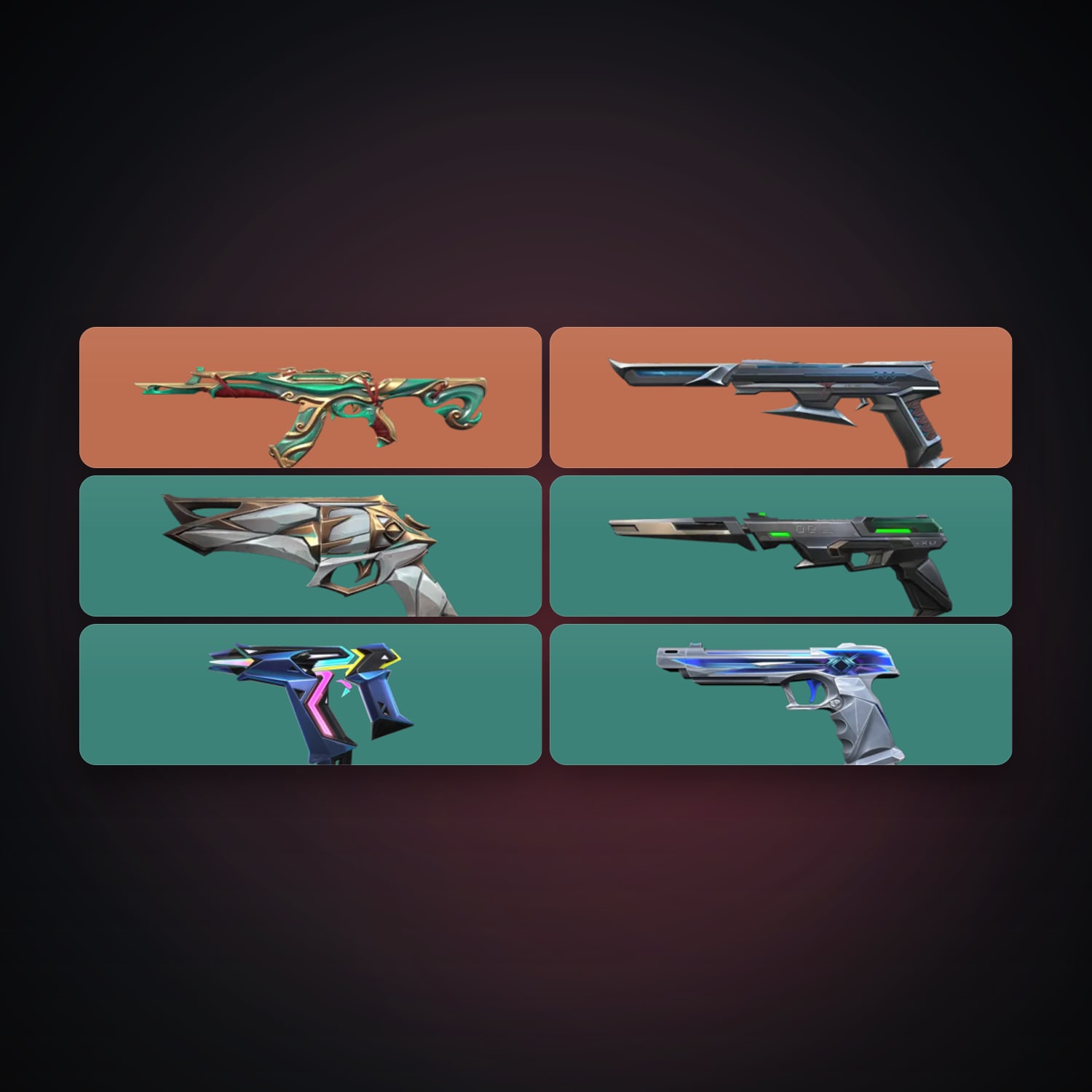 EU Silver 2 locker — 6 skins, lvl 158 — HabibiAccounts