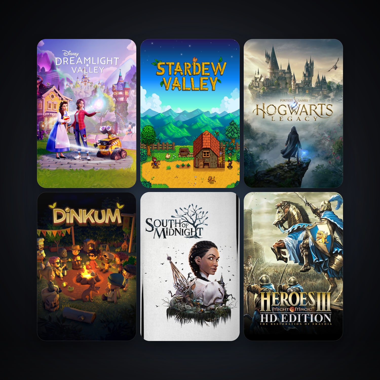 Heroes of Might & Magic III - HD Edition + Stardew Valley, 13 games, clean — HabibiAccounts