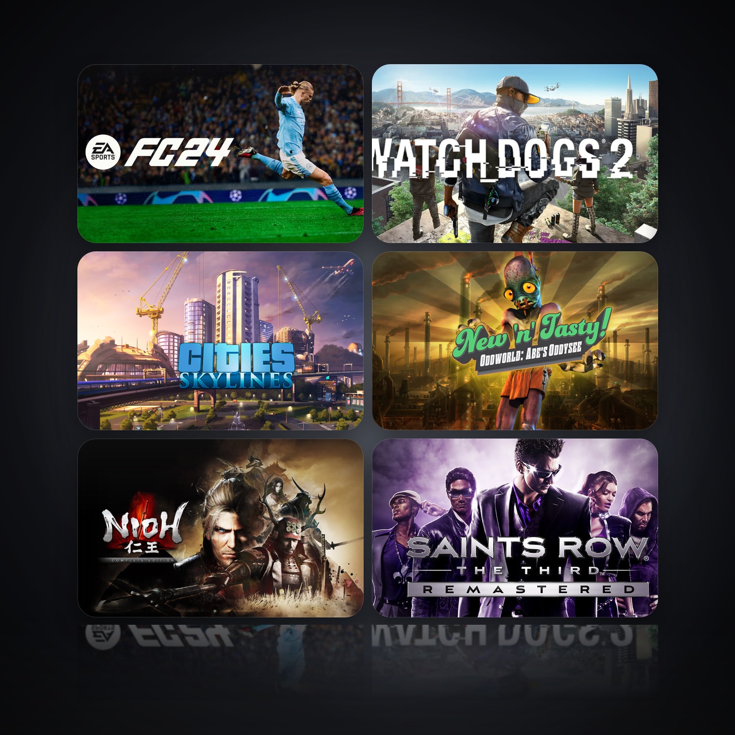 EA SPORTS FC 24 & Watch Dogs 2 | 19 Games — HabibiAccounts