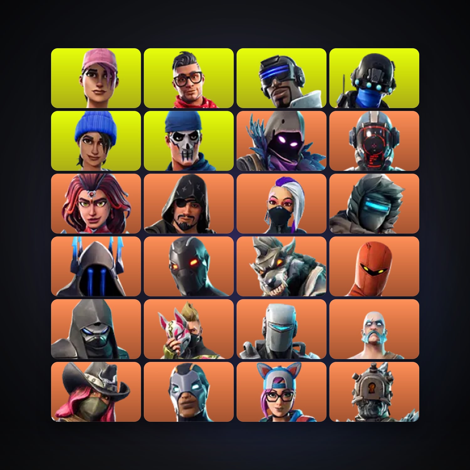 Fortnite | 55 Skins | 950 V-Bucks | Level 830 | 107 Wins — HabibiAccounts