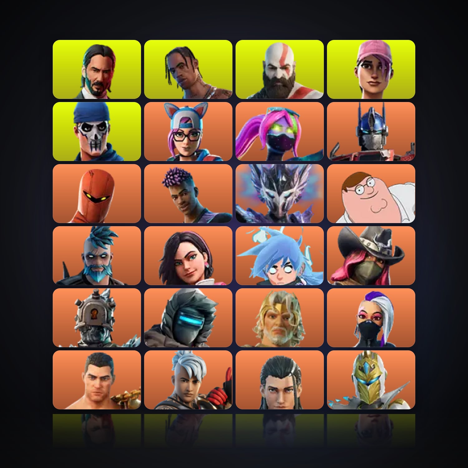 Fortnite | 252 Skins | 250 V-Bucks | Level 2681 | 465 Wins — HabibiAccounts