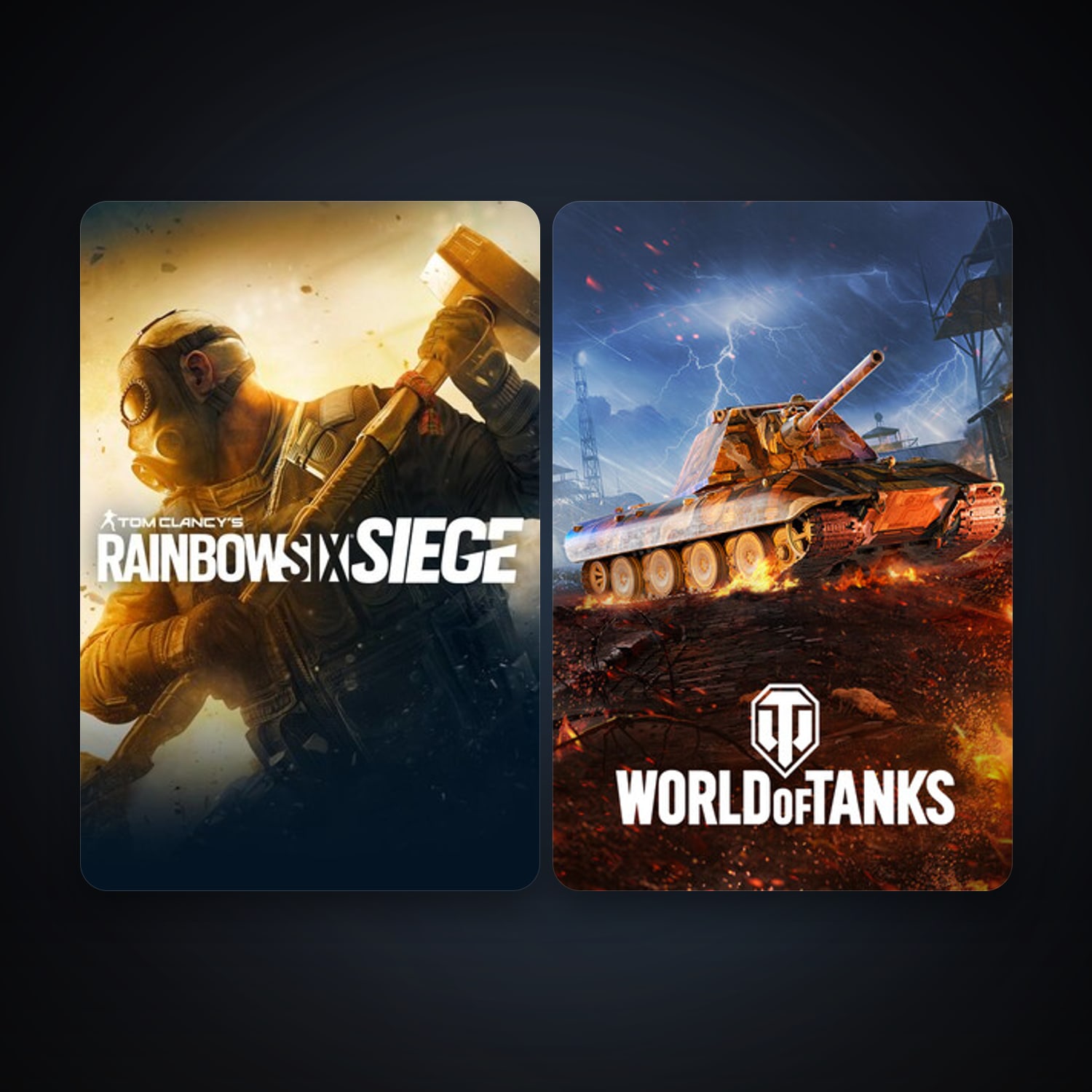 Tom Clancy's Rainbow Six Siege & World of Tanks — HabibiAccounts
