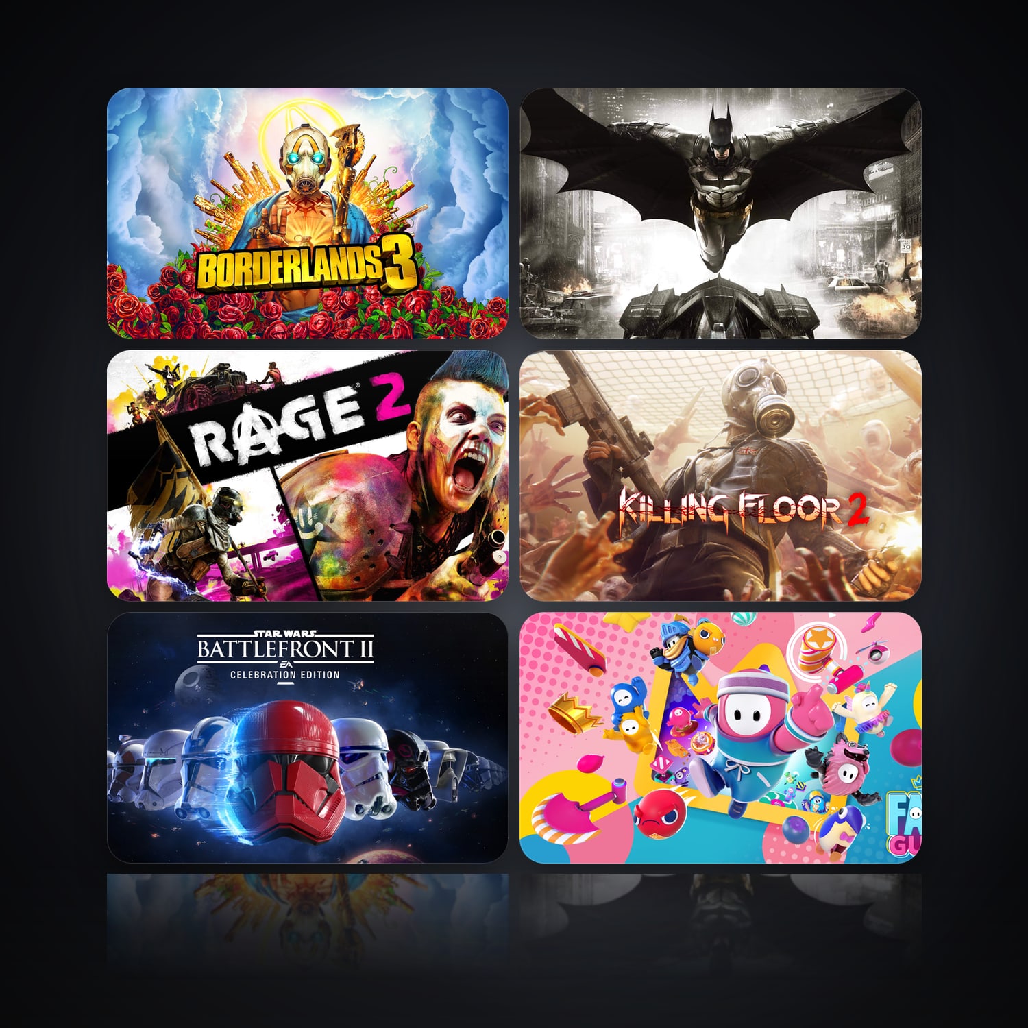 Borderlands 3 & Batman Arkham Knight | 132 Games — HabibiAccounts
