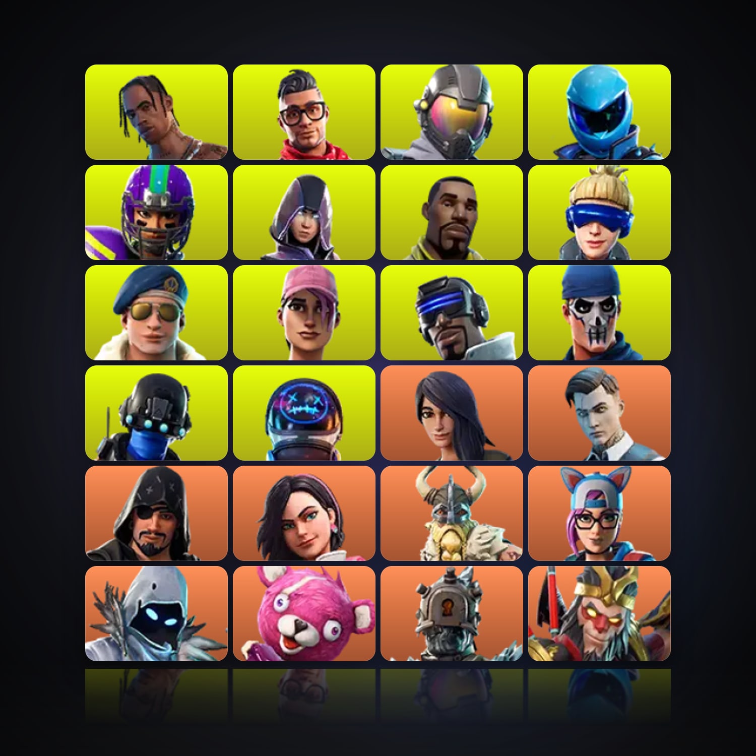 Fortnite | 202 Skins | 350 V-Bucks | Level 1113 | 171 Wins — HabibiAccounts