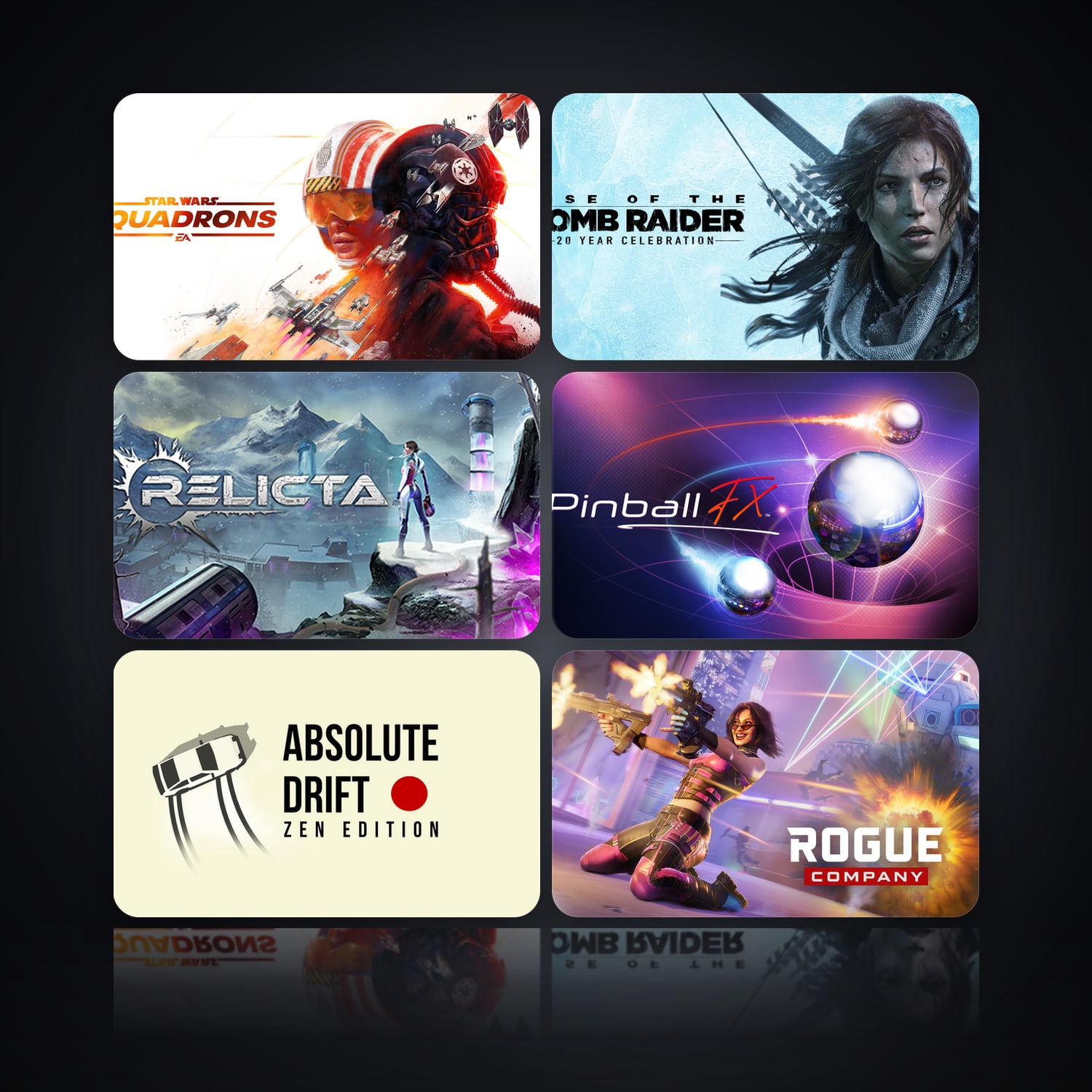 هالحساب إبك فيه Star Wars Squadrons وRise of the Tomb Raider: 20 Year Celebration، IN، 7 ألعاب — HabibiAccounts