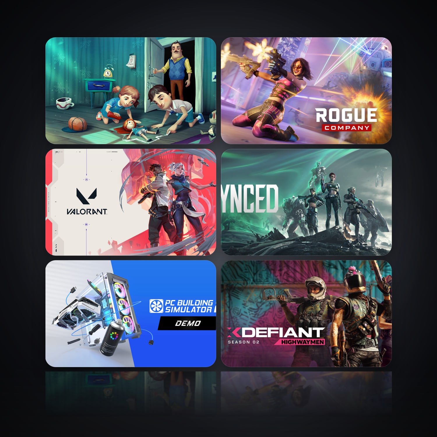 Hello Neighbor Hide and Seek Demo & Rogue Company | 9 Games — HabibiAccounts