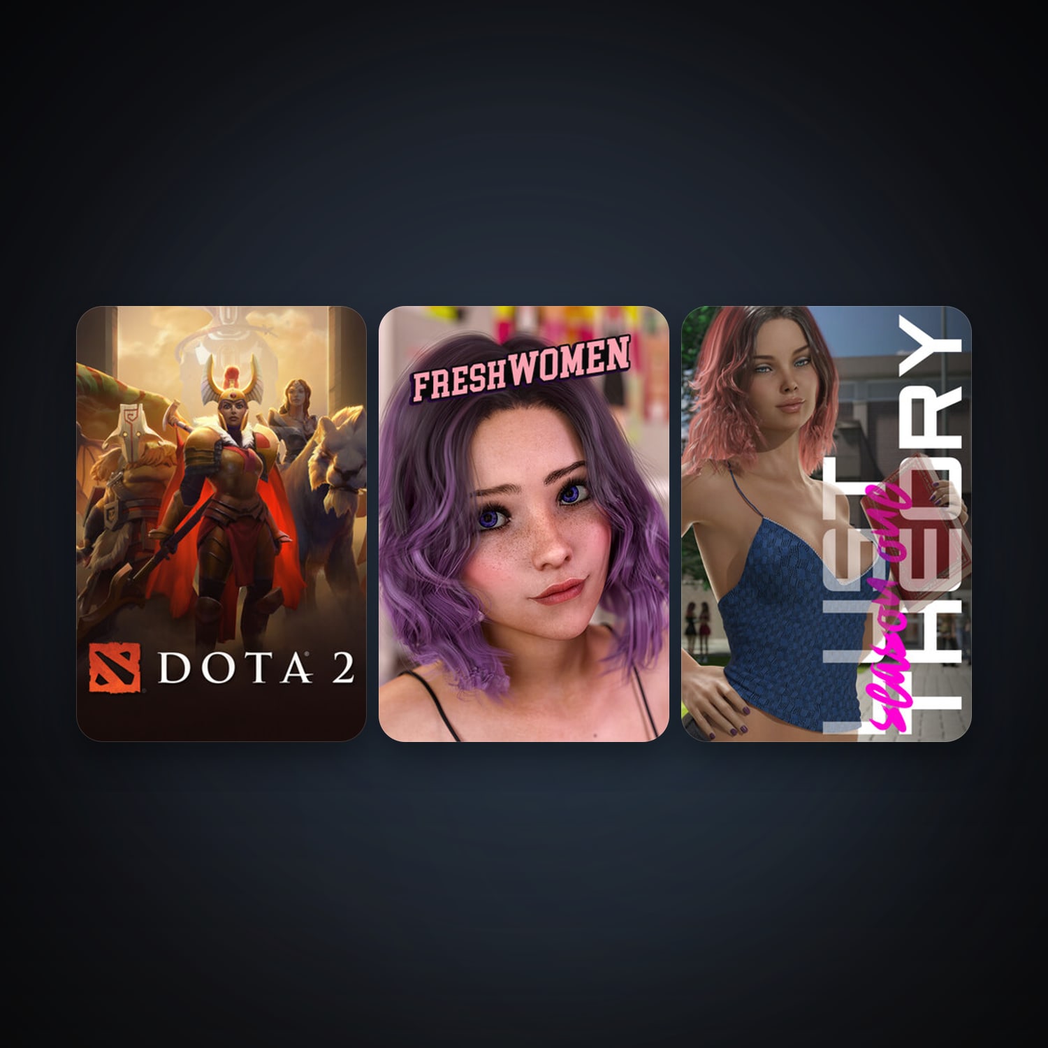 Dota 2 + FreshWomen - Season 1, 12 games, clean — HabibiAccounts