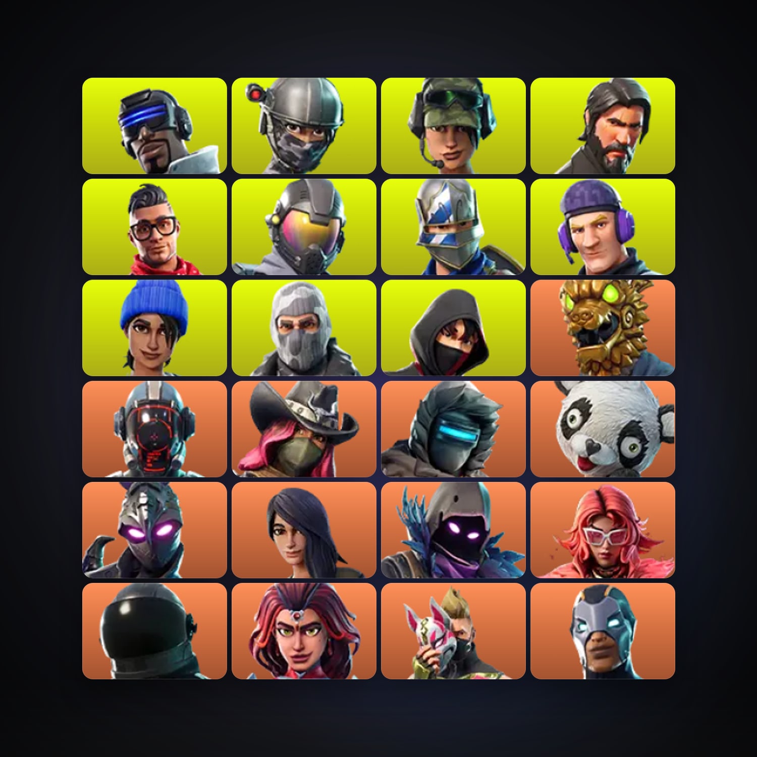 Fortnite | 114 Skins | 50 V-Bucks | Level 1072 | 216 Wins — HabibiAccounts