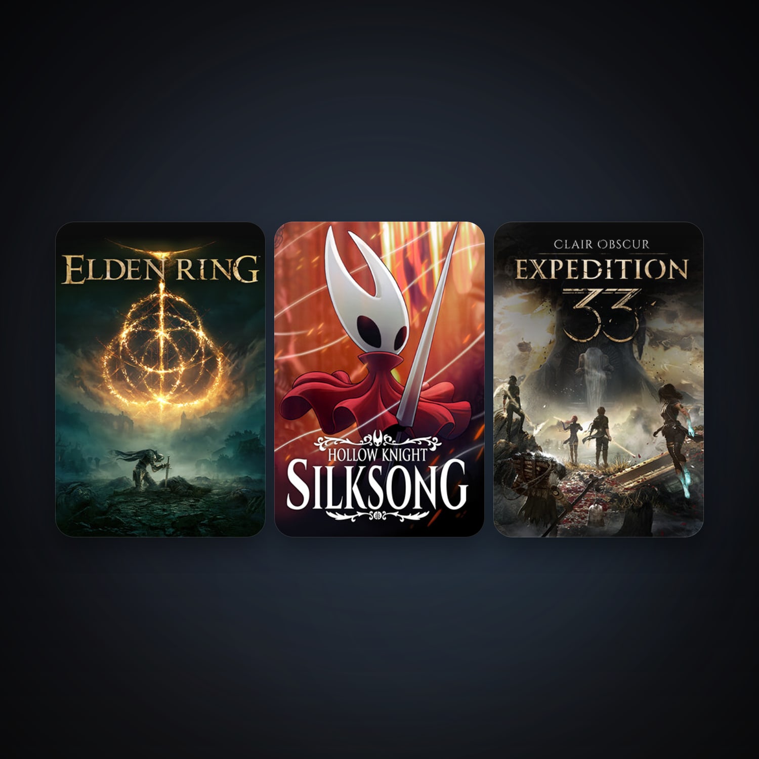 Hollow Knight: Silksong + ELDEN RING, 4 games, clean — HabibiAccounts