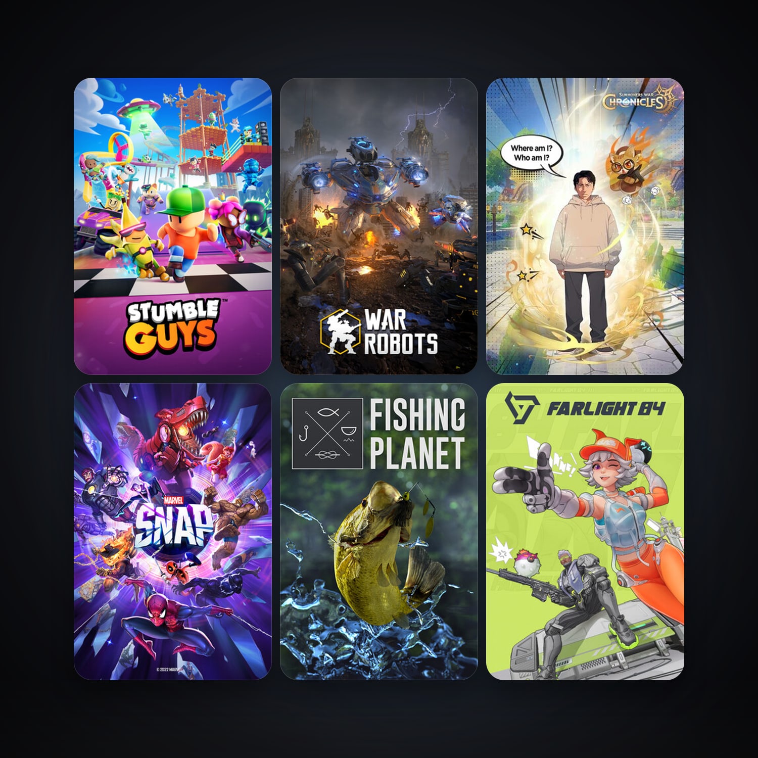 Fishing Planet + War Robots, 10 games, clean — HabibiAccounts