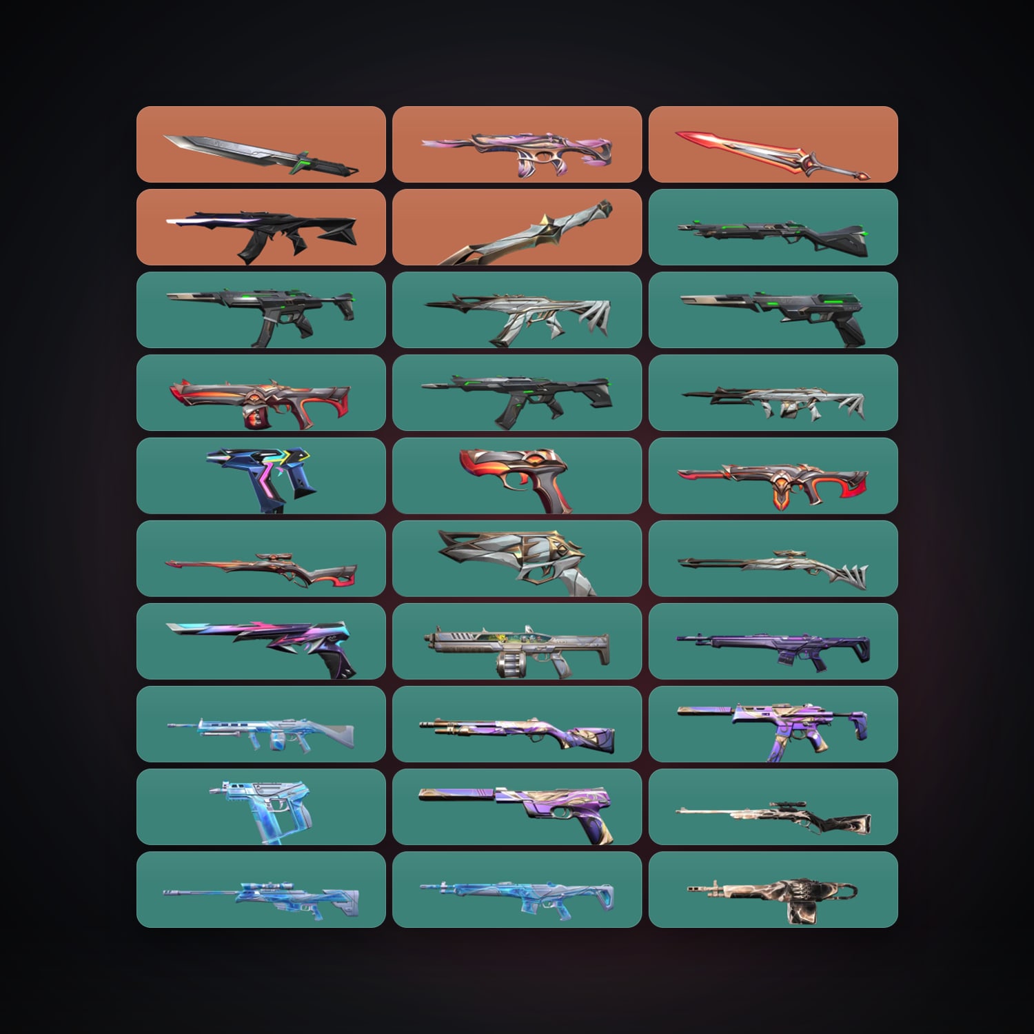 AP Silver 1 locker — 3 knives, 43 skins, lvl 108 — HabibiAccounts