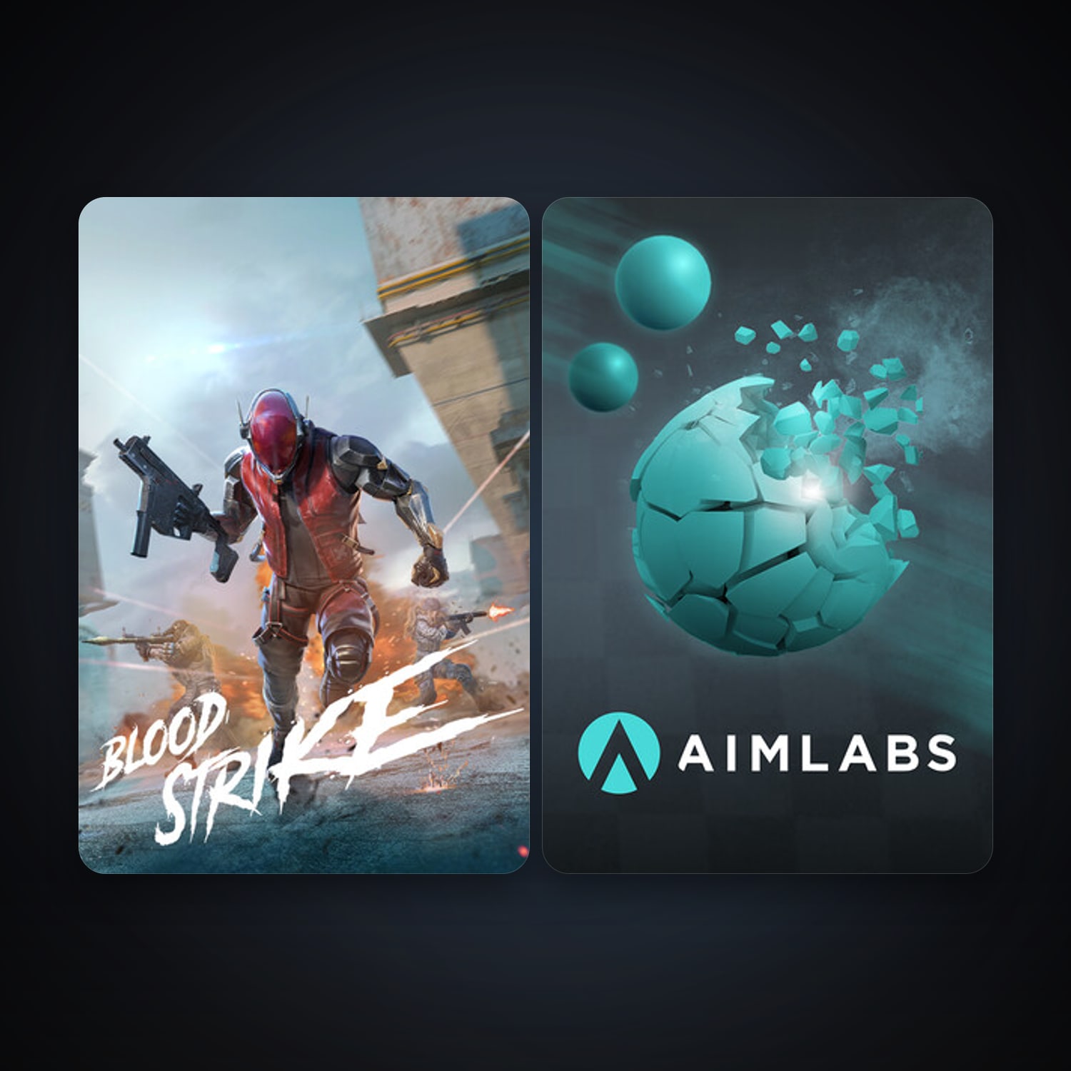 Aimlabs + Blood Strike, 7 games, clean — HabibiAccounts