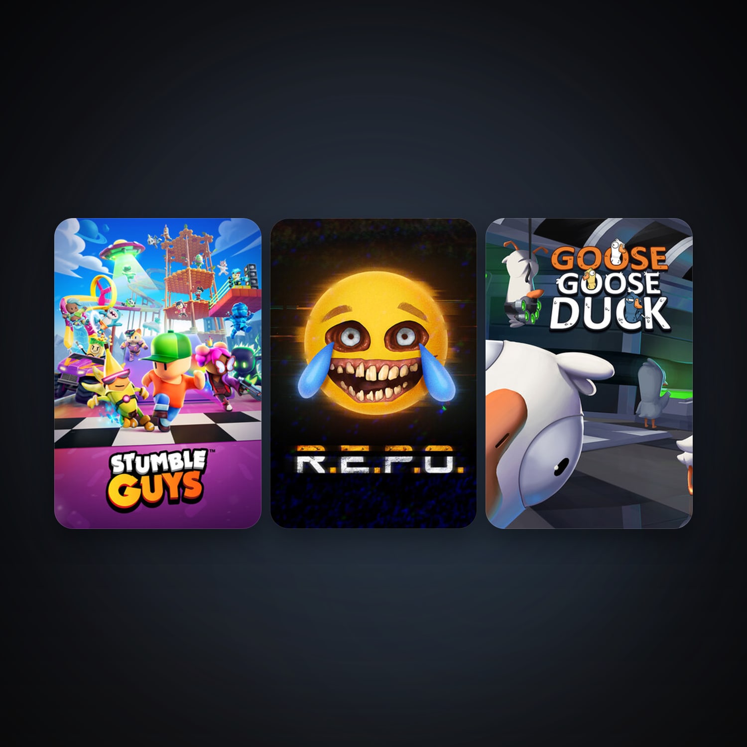 Goose Goose Duck + Stumble Guys, 4 games, clean — HabibiAccounts