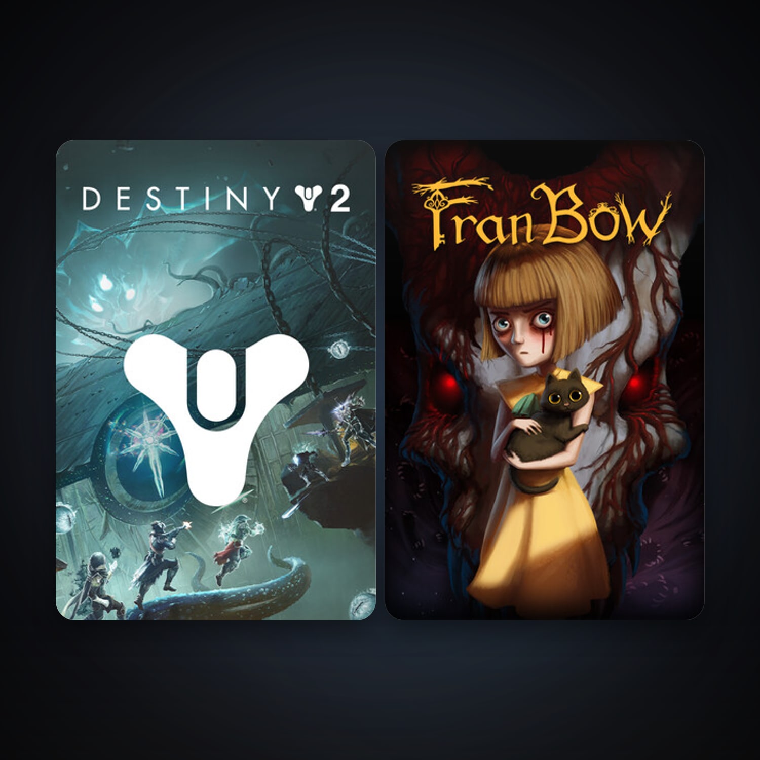 Fran Bow + Destiny 2, 6 games, clean — HabibiAccounts