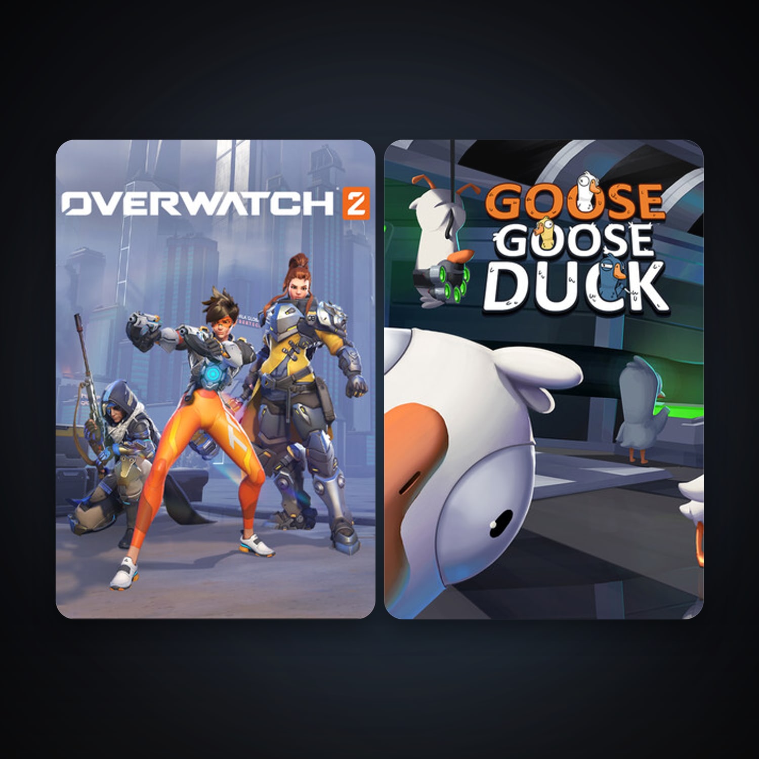 Goose Goose Duck + Overwatch 2, 4 games, clean — HabibiAccounts