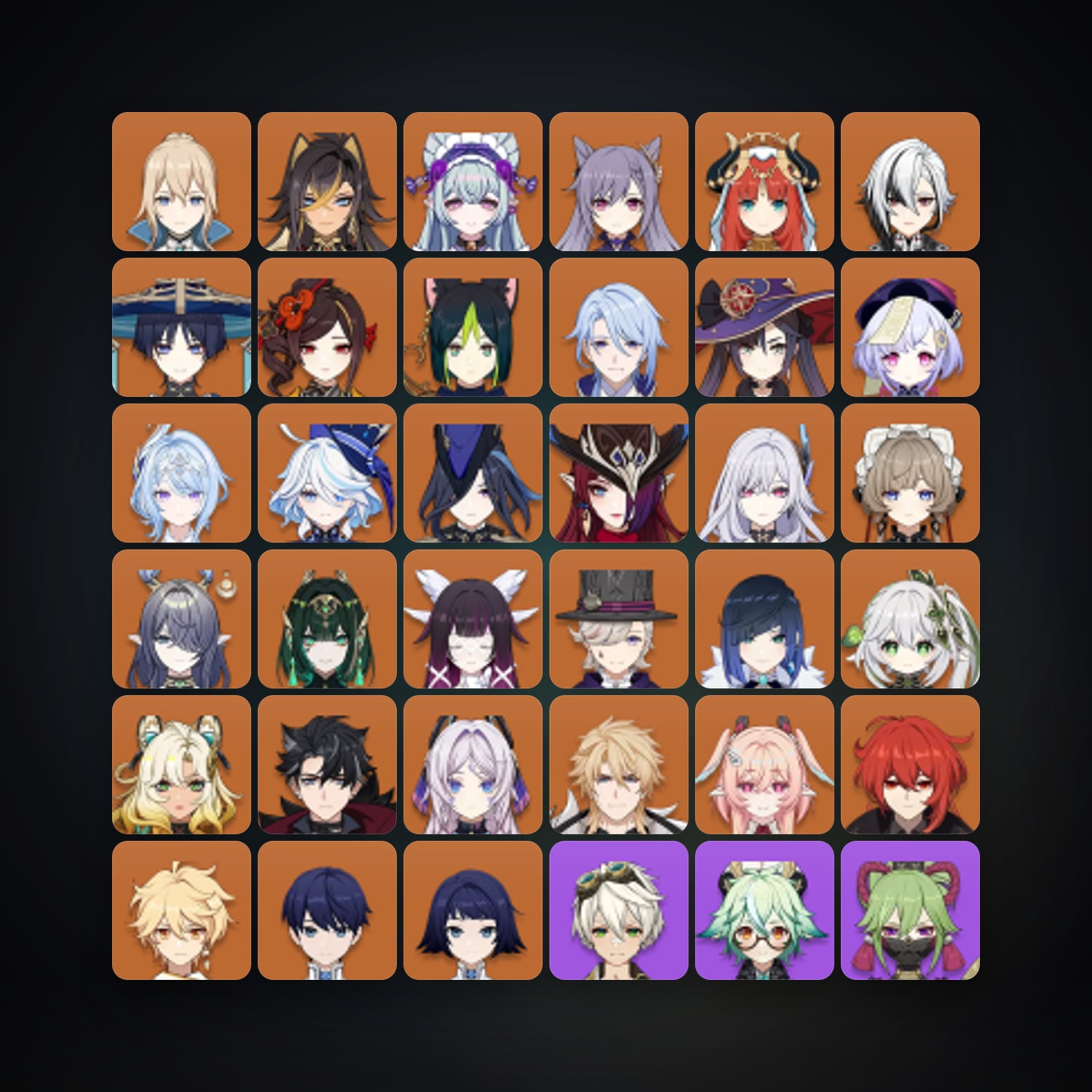 Genshin Impact | AR 60 | 84 Chars | 30× 5★ — HabibiAccounts