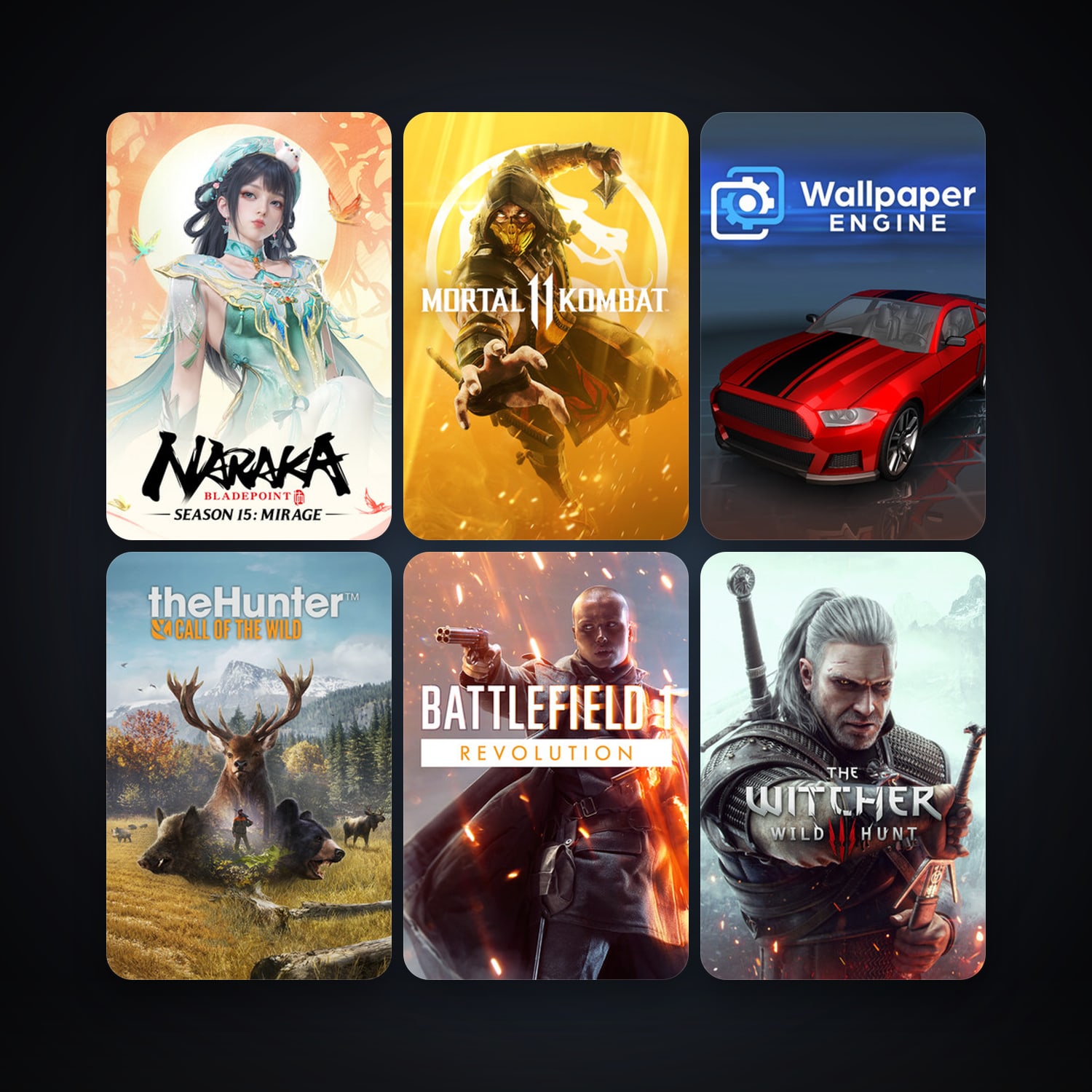Left 4 Dead 2 + The Witcher 3: Wild Hunt, 18 games, clean — HabibiAccounts