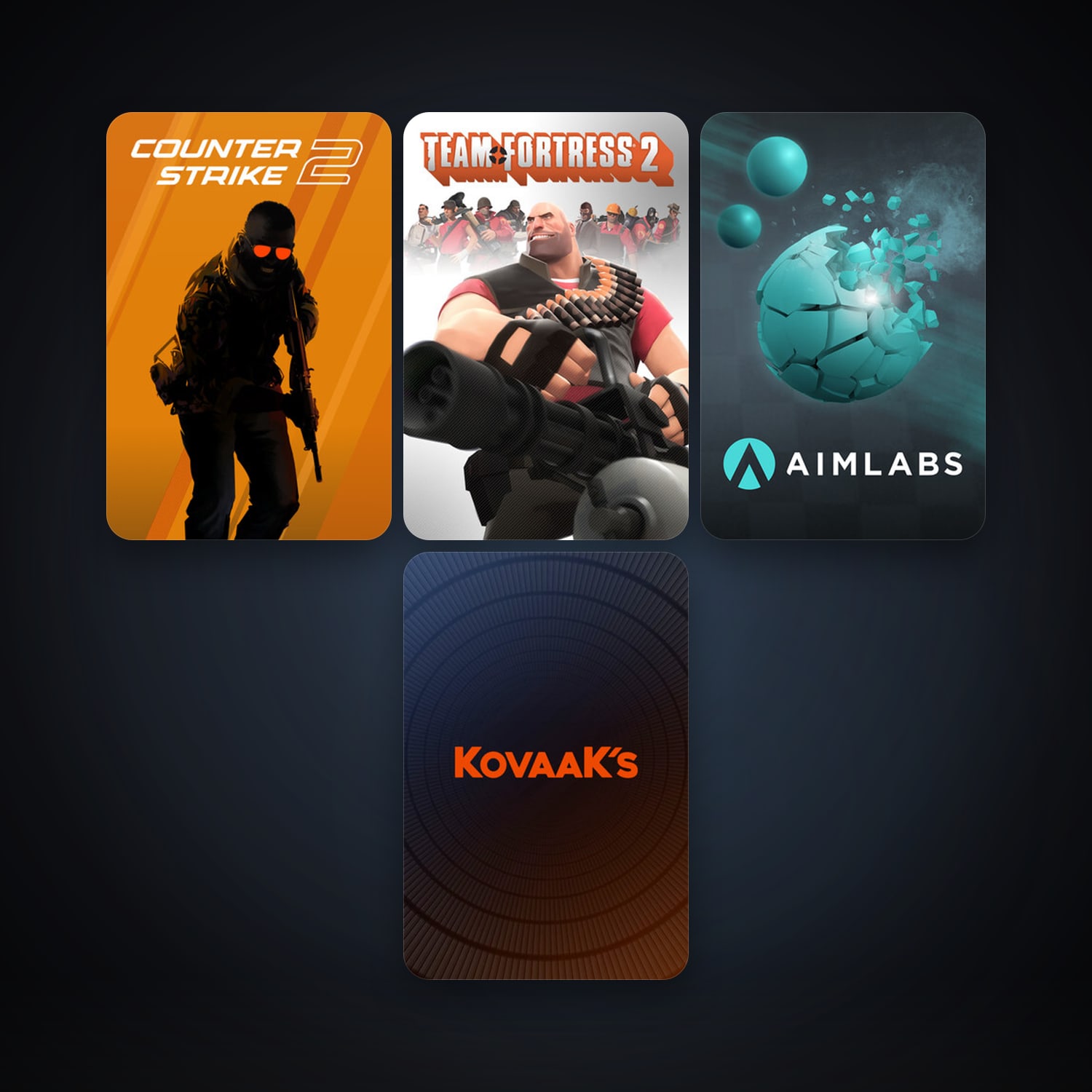 Team Fortress 2 + CS2 Prime, 6 games, clean — HabibiAccounts