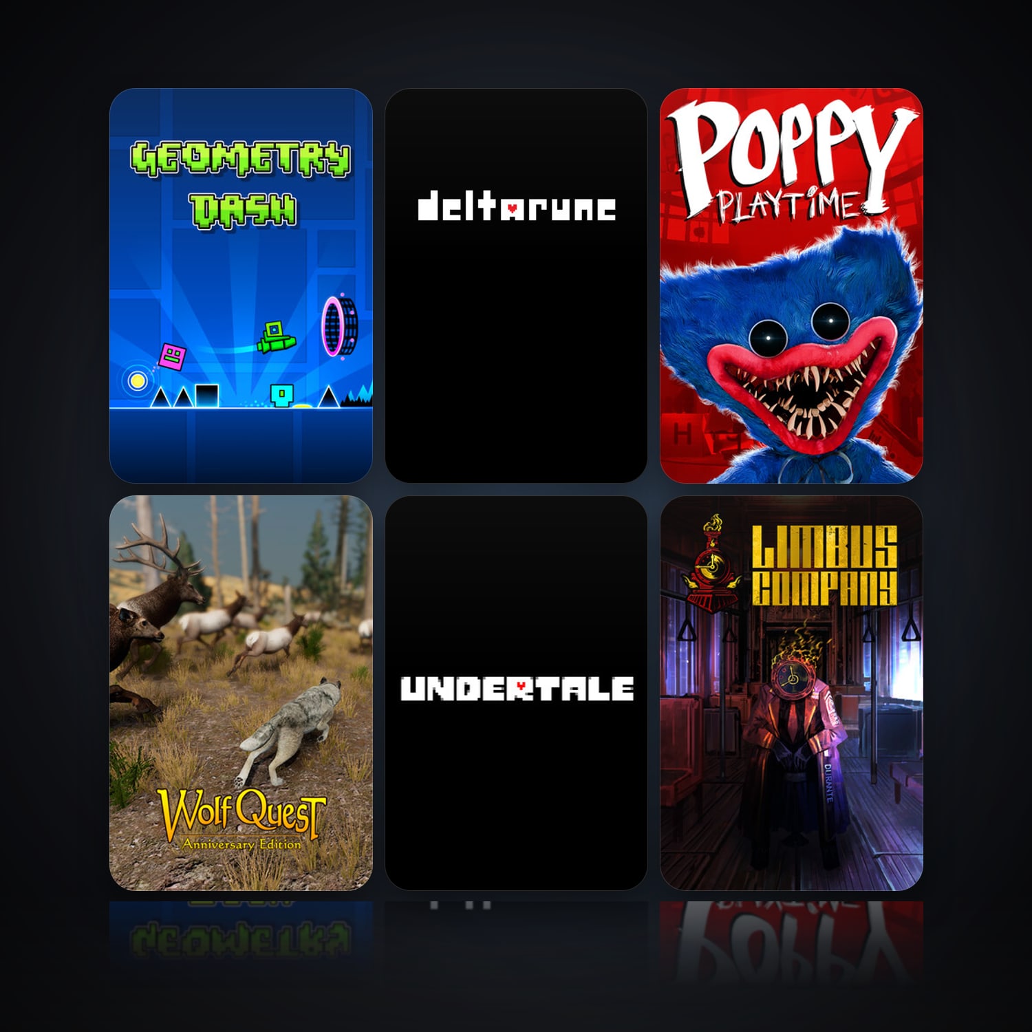 Geometry Dash & DELTARUNE | 13 Games | Clean — HabibiAccounts