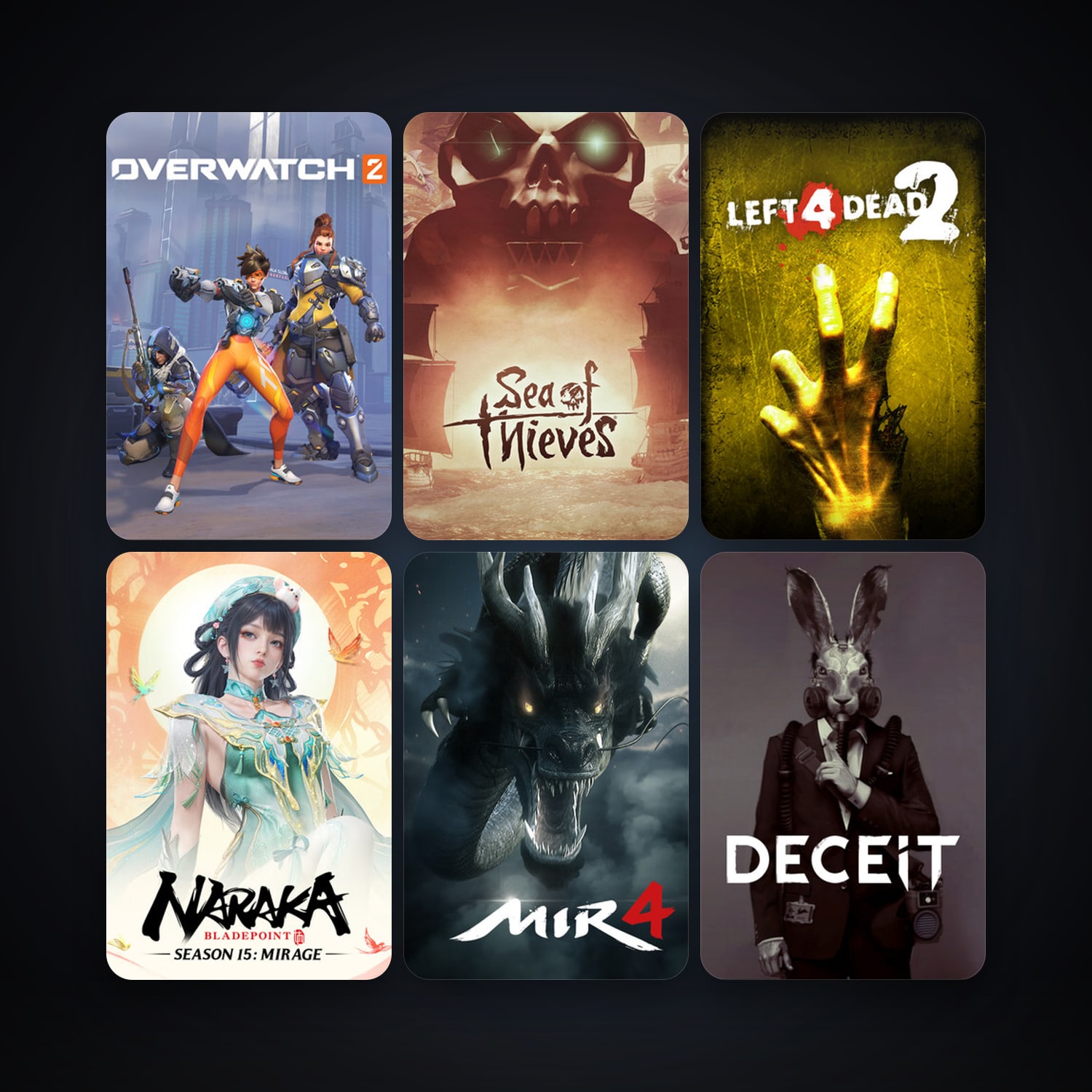 Left 4 Dead 2 + The Forest, 16 games, clean — HabibiAccounts