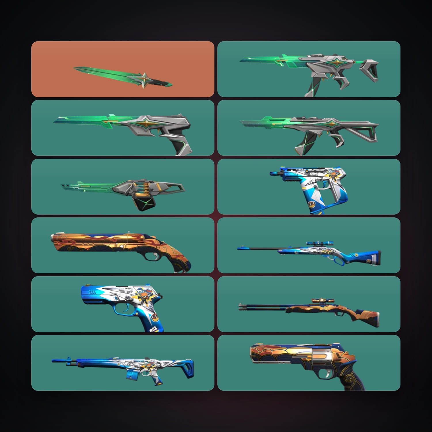 EU Silver 2 locker — 1 knives, 13 skins, lvl 35 — HabibiAccounts