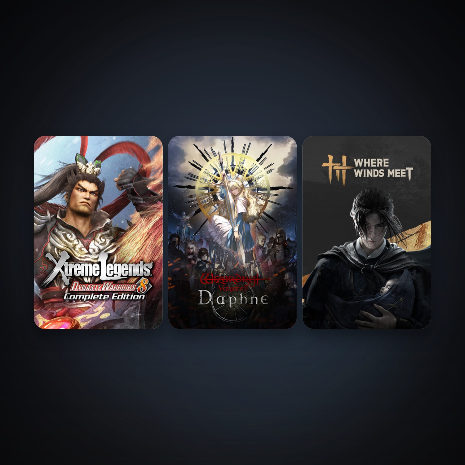 DYNASTY WARRIORS 8: Xtreme Legends Complete Edition / 真・三國無双7 with 猛将伝 + Wizardry Variants Daphne, 5 games, clean — HabibiAccounts
