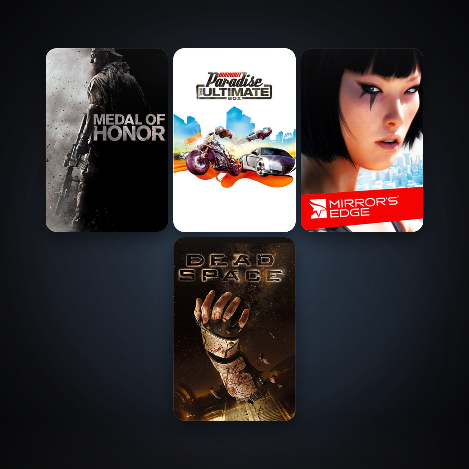Mirror's Edge + Dead Space (2008), 8 games, clean — HabibiAccounts