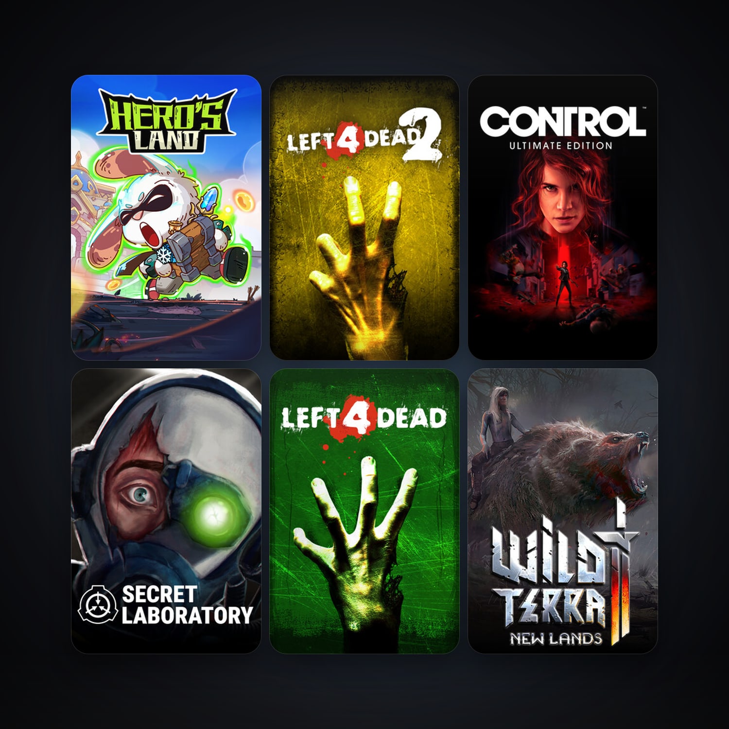 Left 4 Dead + Left 4 Dead 2, 10 games, clean — HabibiAccounts