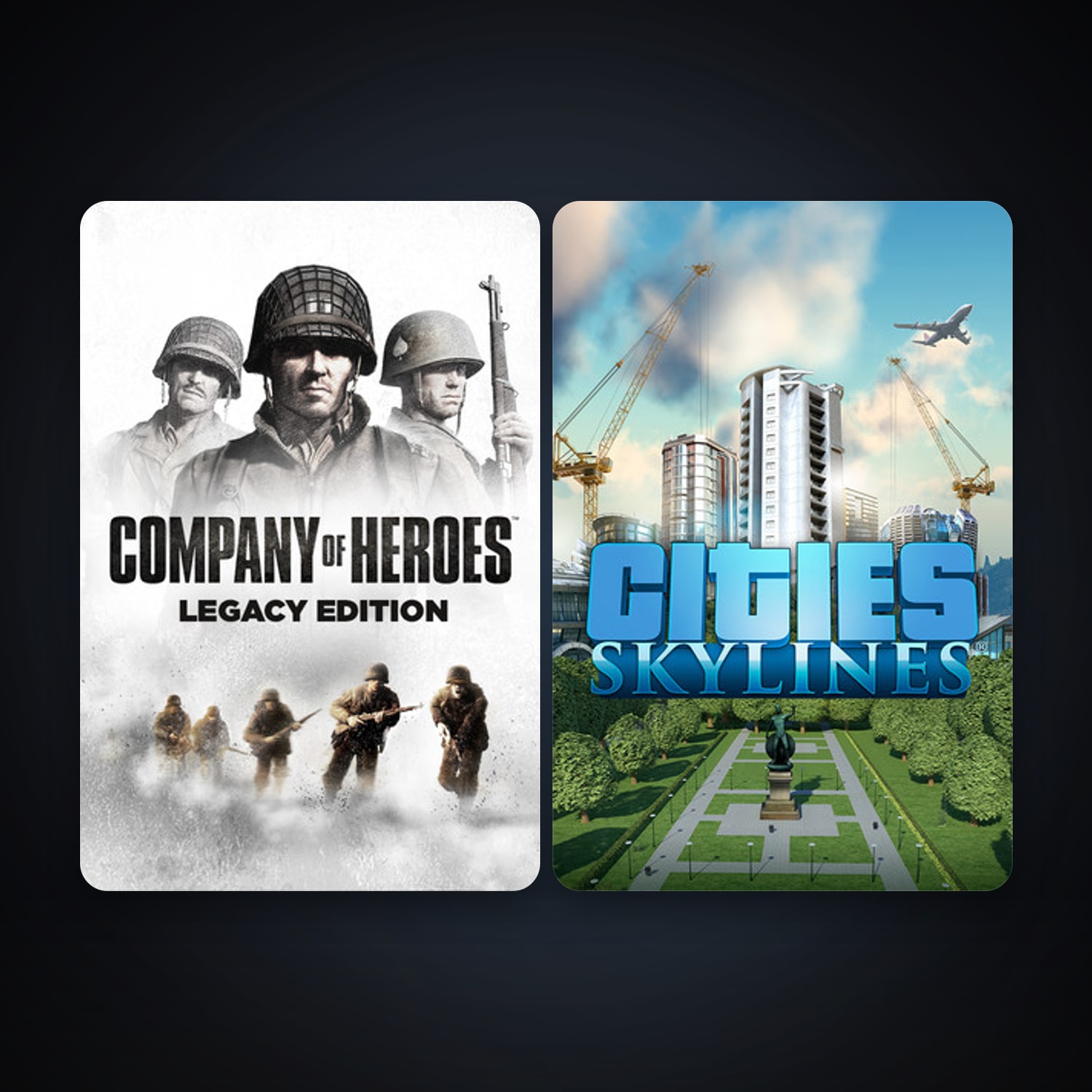 Company of Heroes & Cities: Skylines — HabibiAccounts