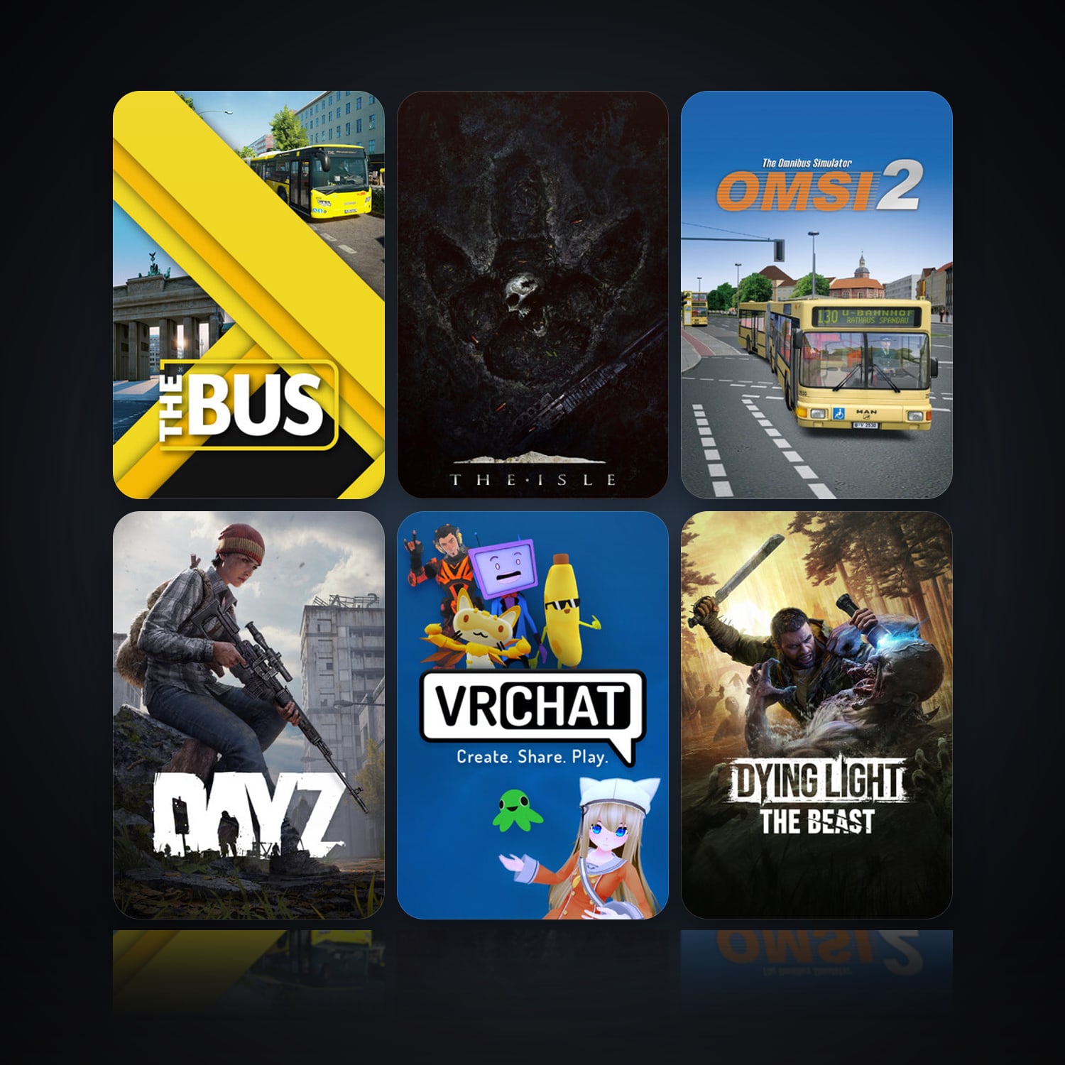 The Bus & The Isle | 44 Games | Clean — HabibiAccounts