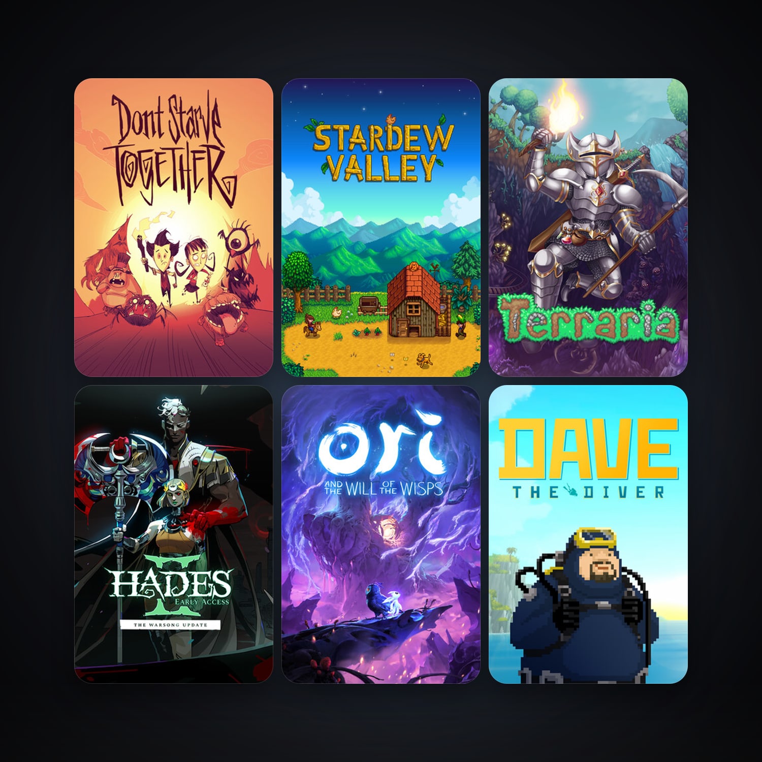 Terraria + Don't Starve Together, 90 games, clean — HabibiAccounts