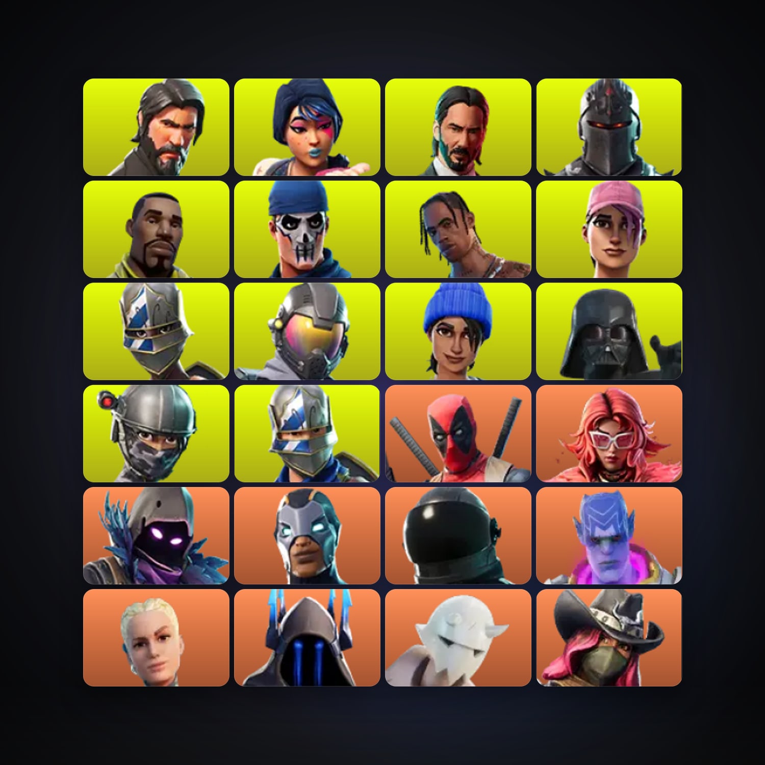 Fortnite | 253 Skins | 950 V-Bucks | Level 2793 | 520 Wins — HabibiAccounts