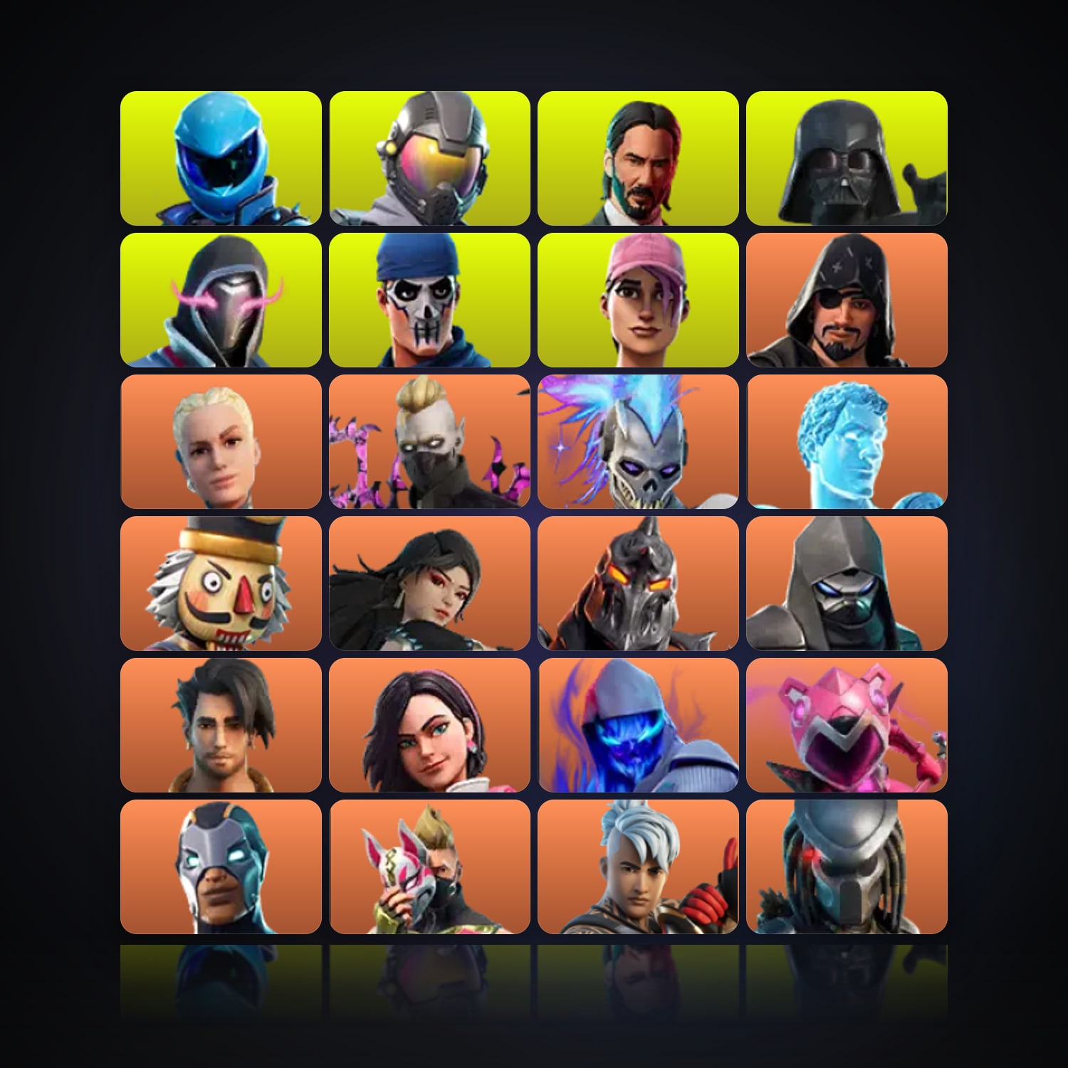 Fortnite | 305 Skins | Level 2450 | 143 Wins — HabibiAccounts