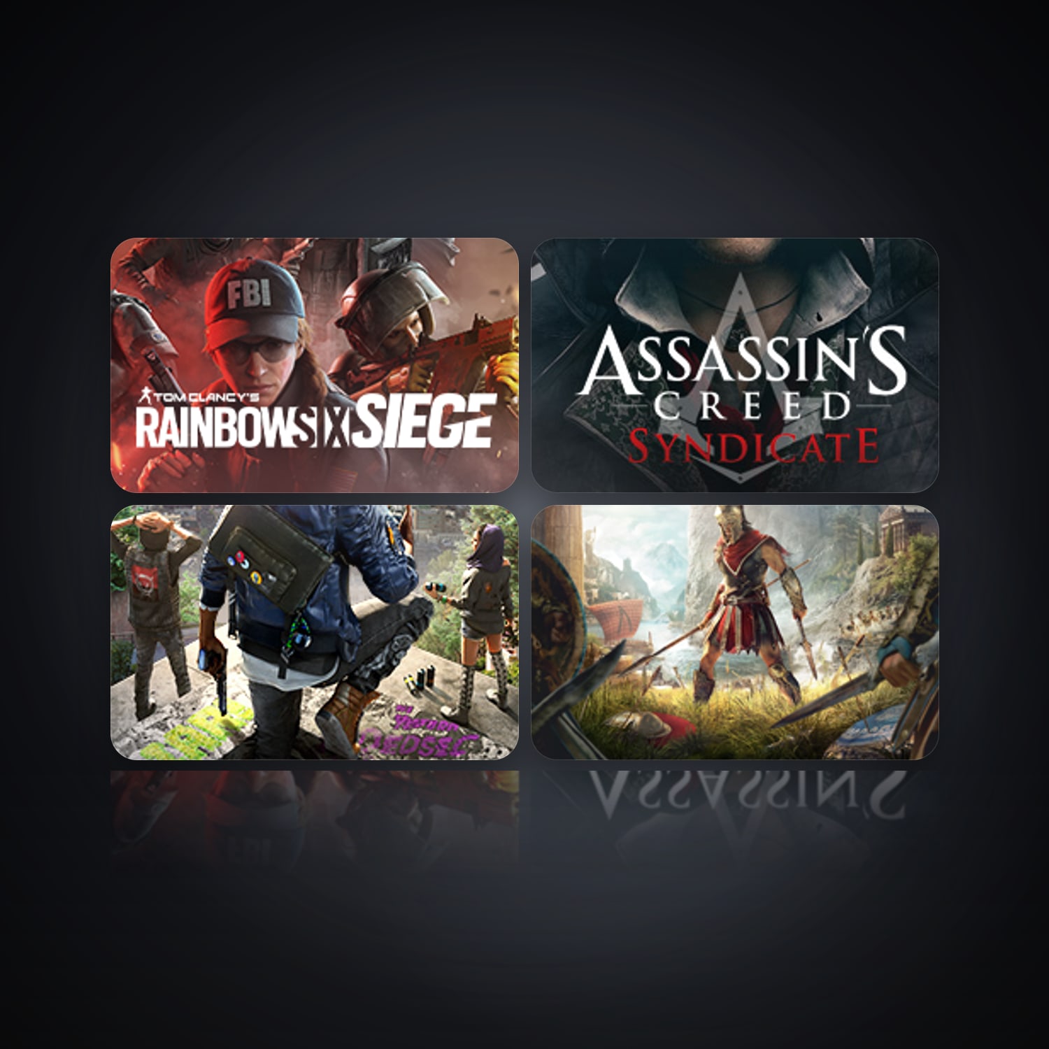 Tom Clancy's Rainbow Six Siege (Steam) & Assassin's Creed Syndicate | 5 Games — HabibiAccounts